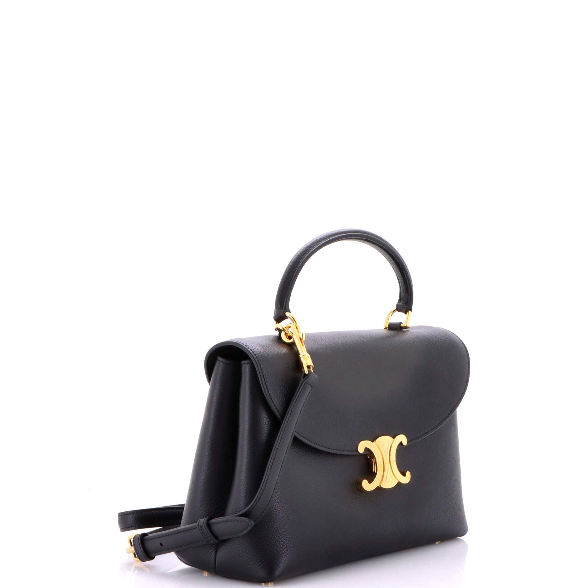 Celine Nino Top Handle Bag Leather Medium Size ONE SIZE - 1 Thumbnail