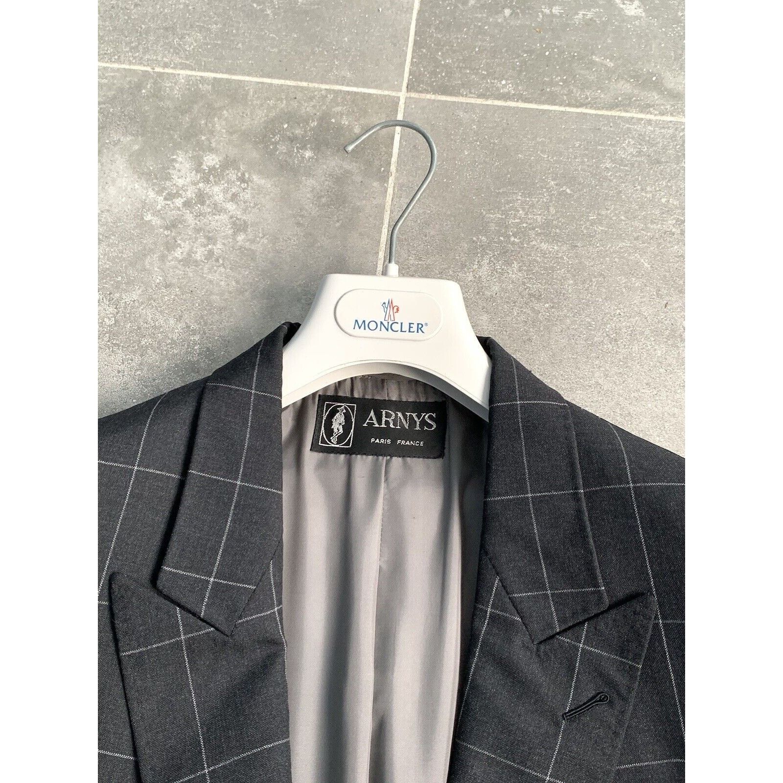 Designer × Vintage Men's ARNYS PARIS Bespoke Suit Blazer Trousers EU 50 UK 40 Size 50S - 5 Thumbnail