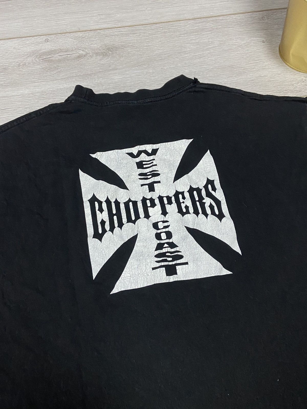 West Coast Choppers Choppers big logo cross tank top shirt Size US XL / EU 56 / 4 - 7 Thumbnail