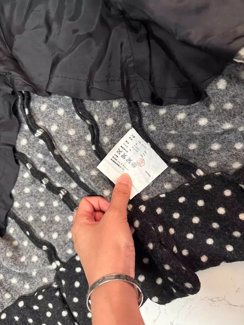 Comme des Garcons Comme Des Garcons Wool polka dot suit jacket 2503-Nextarrow Size M / US 6-8 / IT 42-44 - 7 Thumbnail