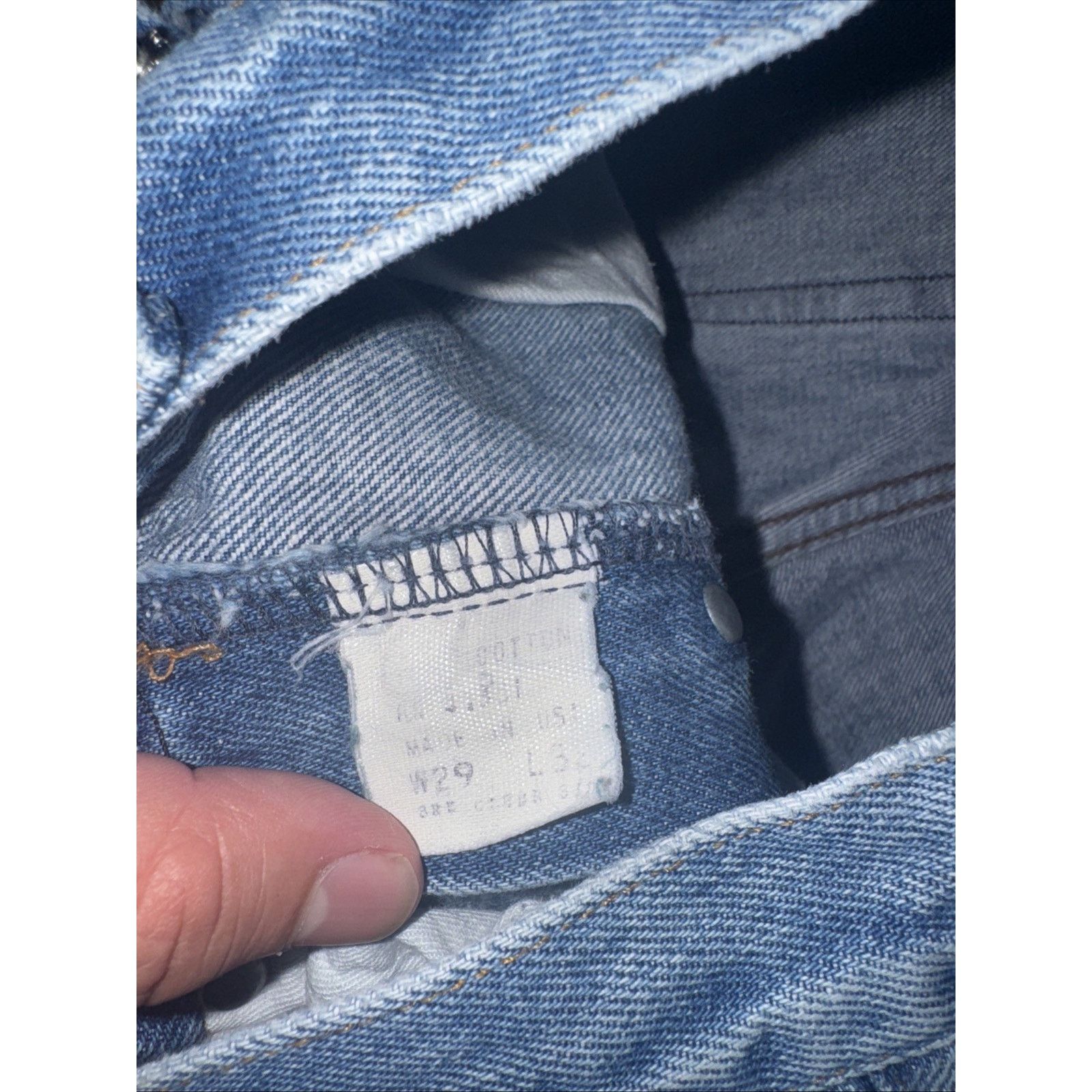 Polo Ralph Lauren × Vintage Polo Ralph Lauren Denim Jeans 28x24 Blue Size US 28 / EU 44 - 6 Thumbnail