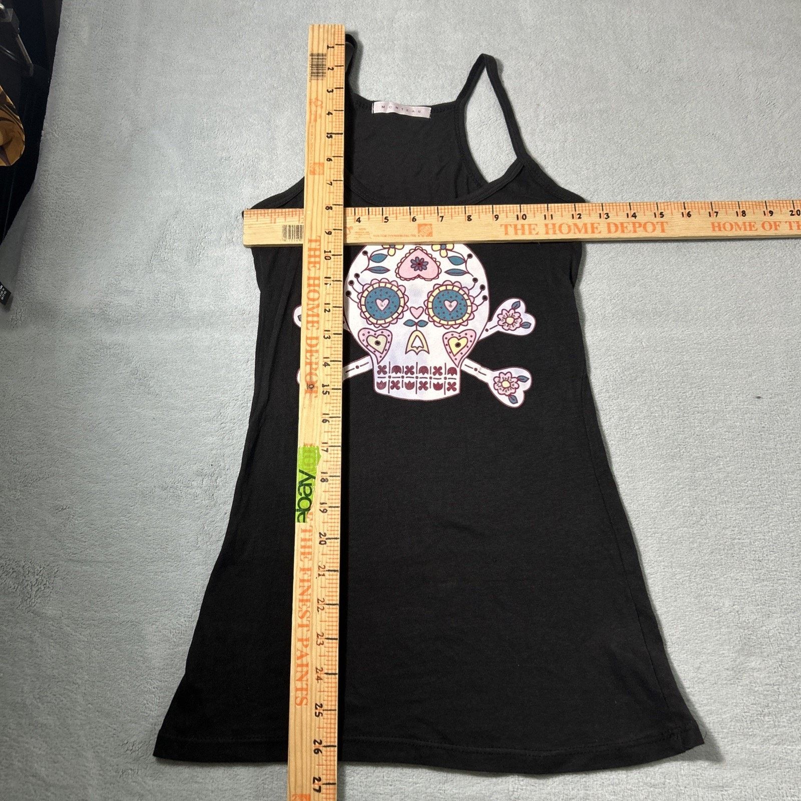 JNCO 90s Vintage Skeletons Skull Tank Top Girls Youth Small USA Size S / US 4 / IT 40 - 8 Thumbnail