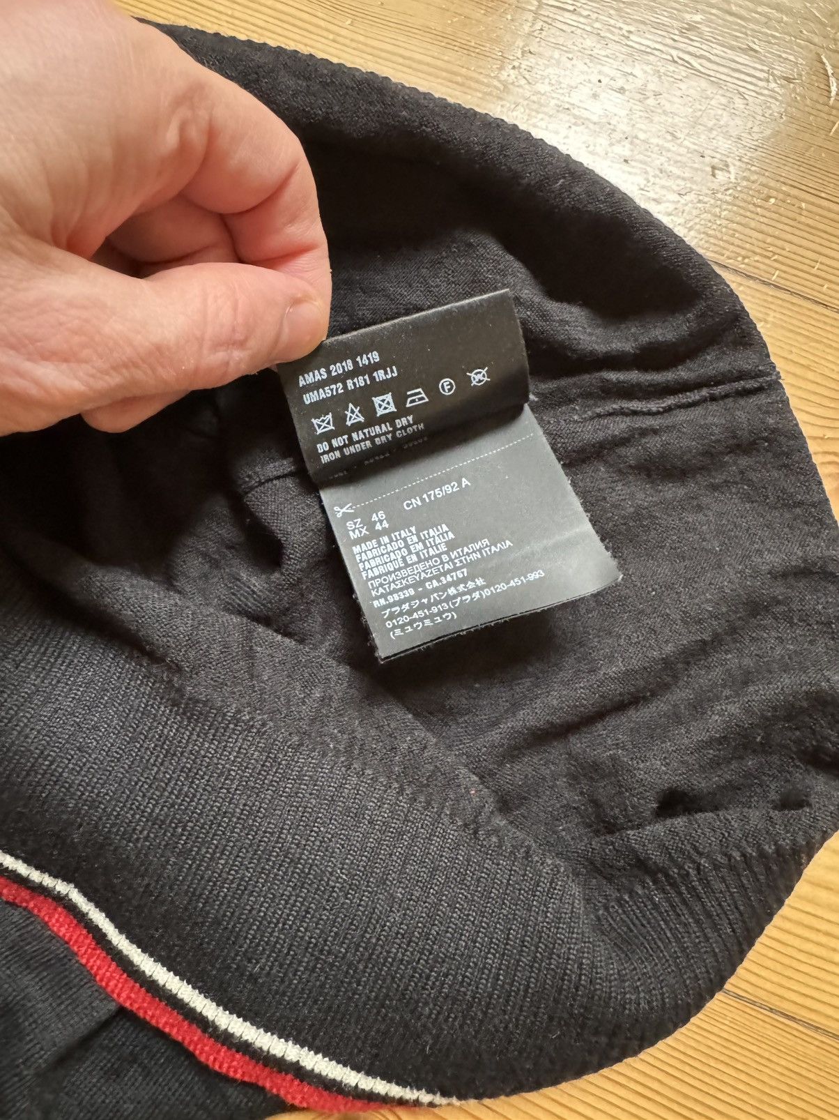 Prada Fine merino fit Prada jumper Size US S / EU 44-46 / 1 - 4 Thumbnail