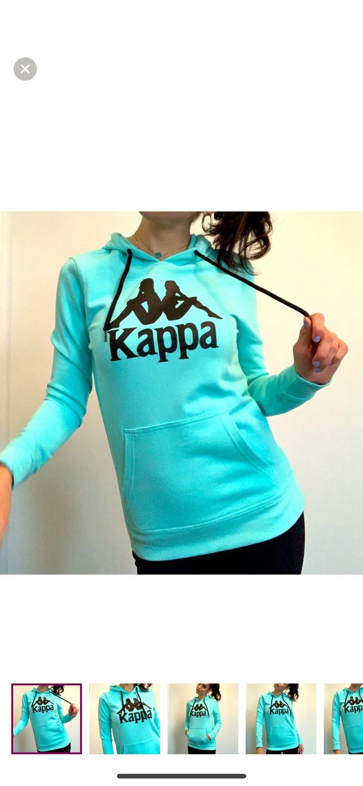 Kappa KAPPA TURQOISE SWEATER Size XS / US 0-2 / IT 36-38 - 1 Thumbnail
