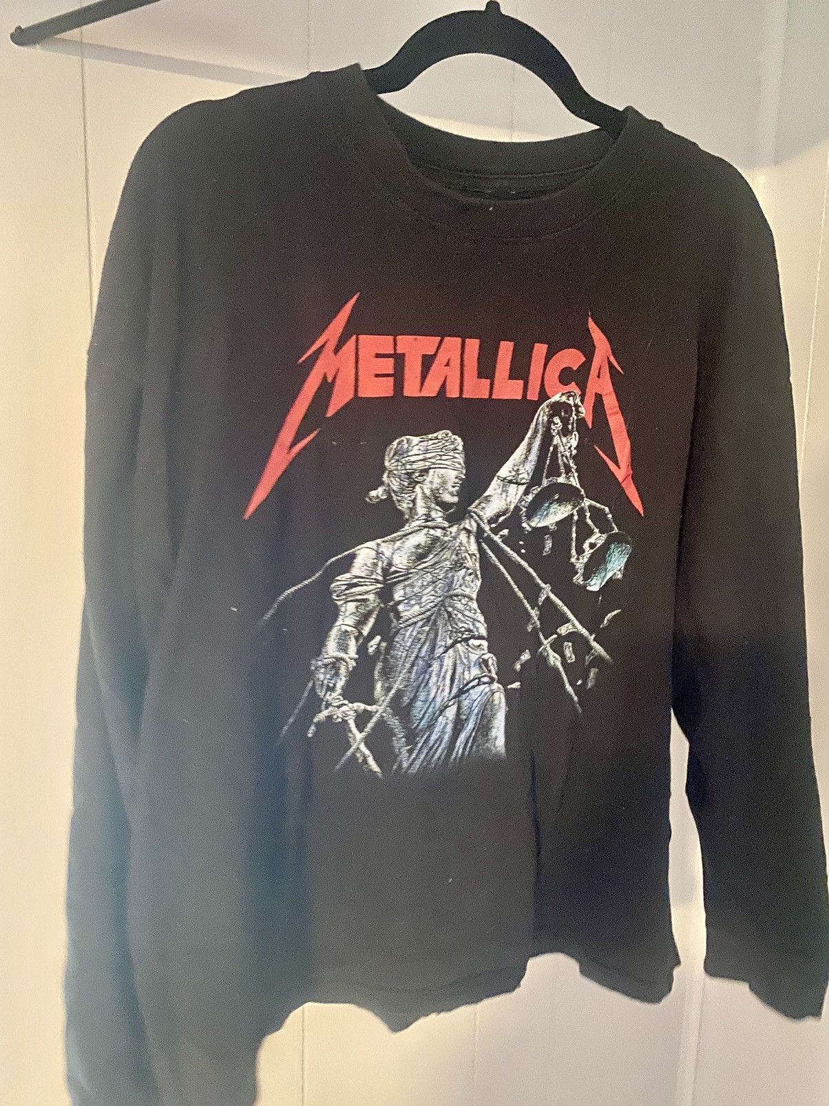 Band Tees × Vintage Metallica Justice for All Band Tee Size US L / EU 52-54 / 3 - 1 Thumbnail