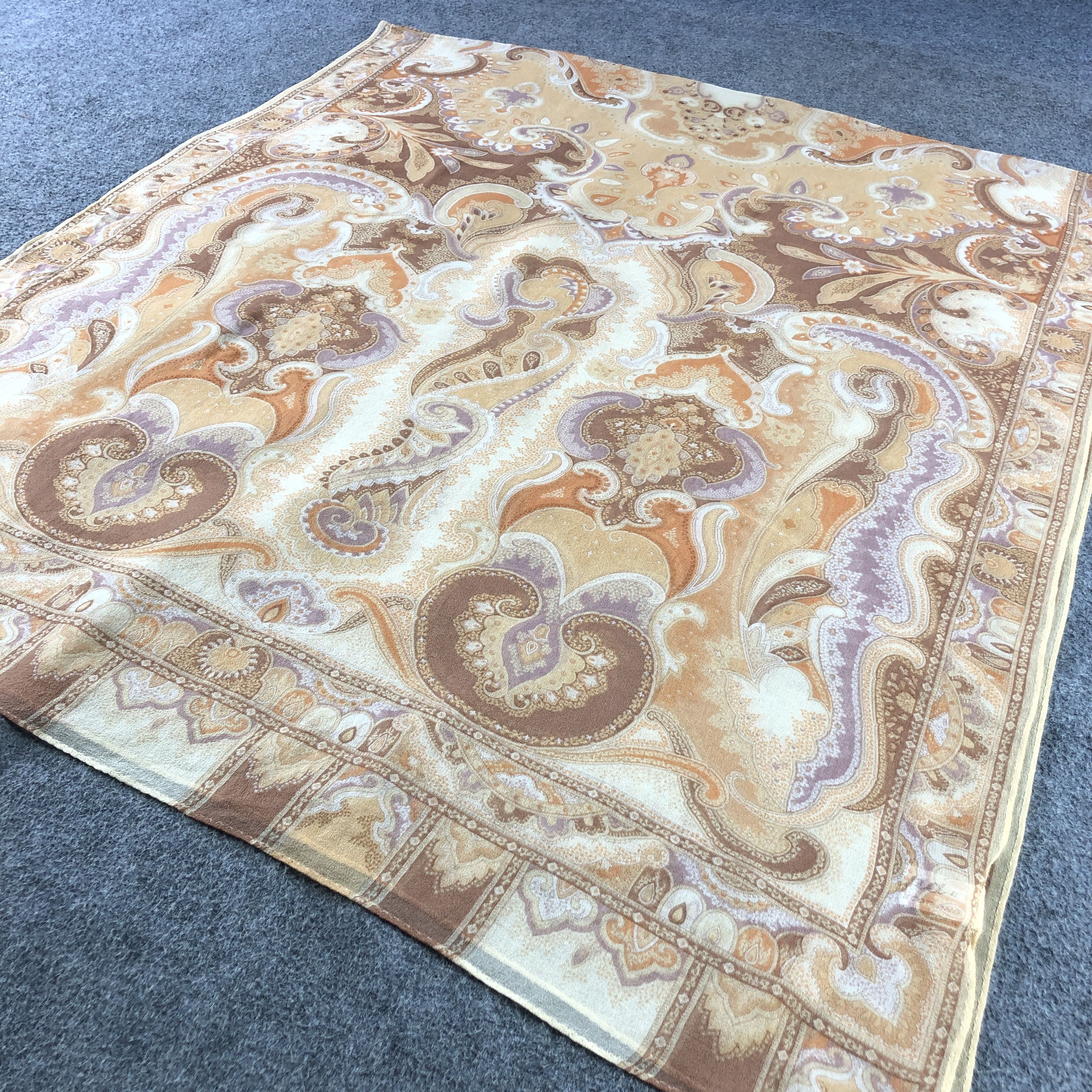 Scapa Sports Scapa of Scotland Paisley Silk Stole Silk Scarf M1379 Size ONE SIZE - 3 Thumbnail