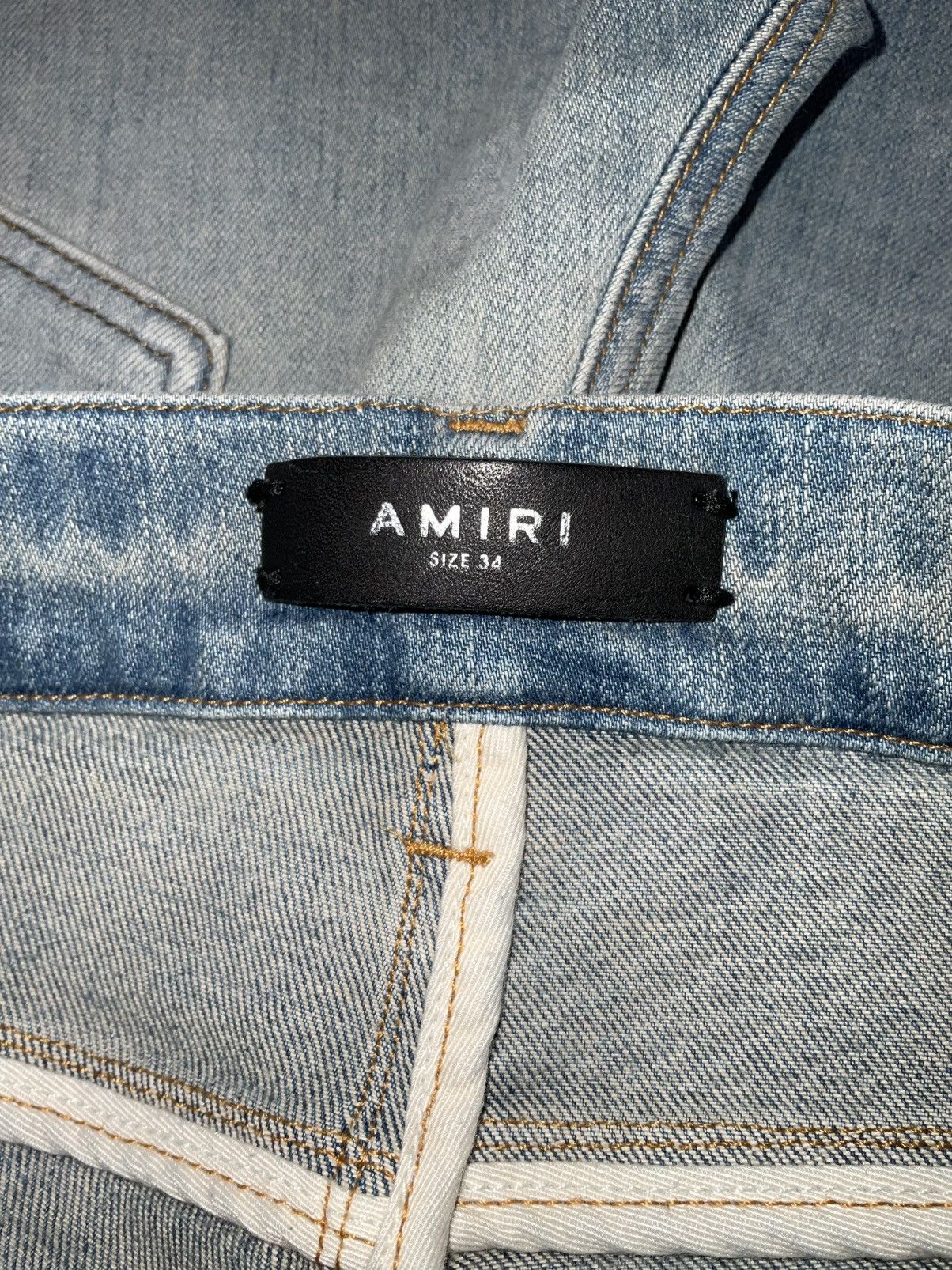 Amiri Amiri Bleached Paisley Print Jeans Size US 34 / EU 50 - 3 Thumbnail