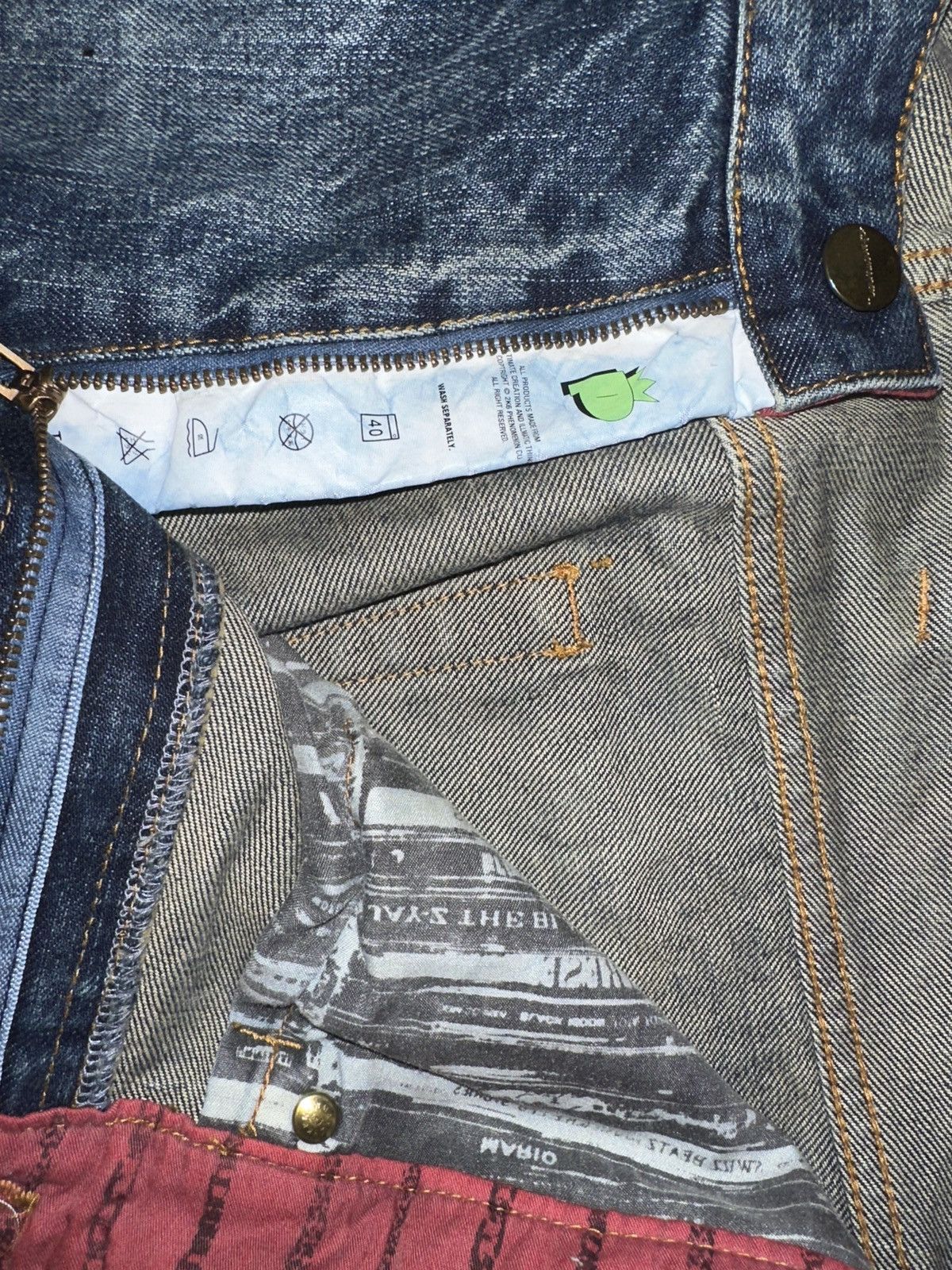 PHENOMENON Phenomenon floral jeans Size US 34 / EU 50 - 4 Thumbnail
