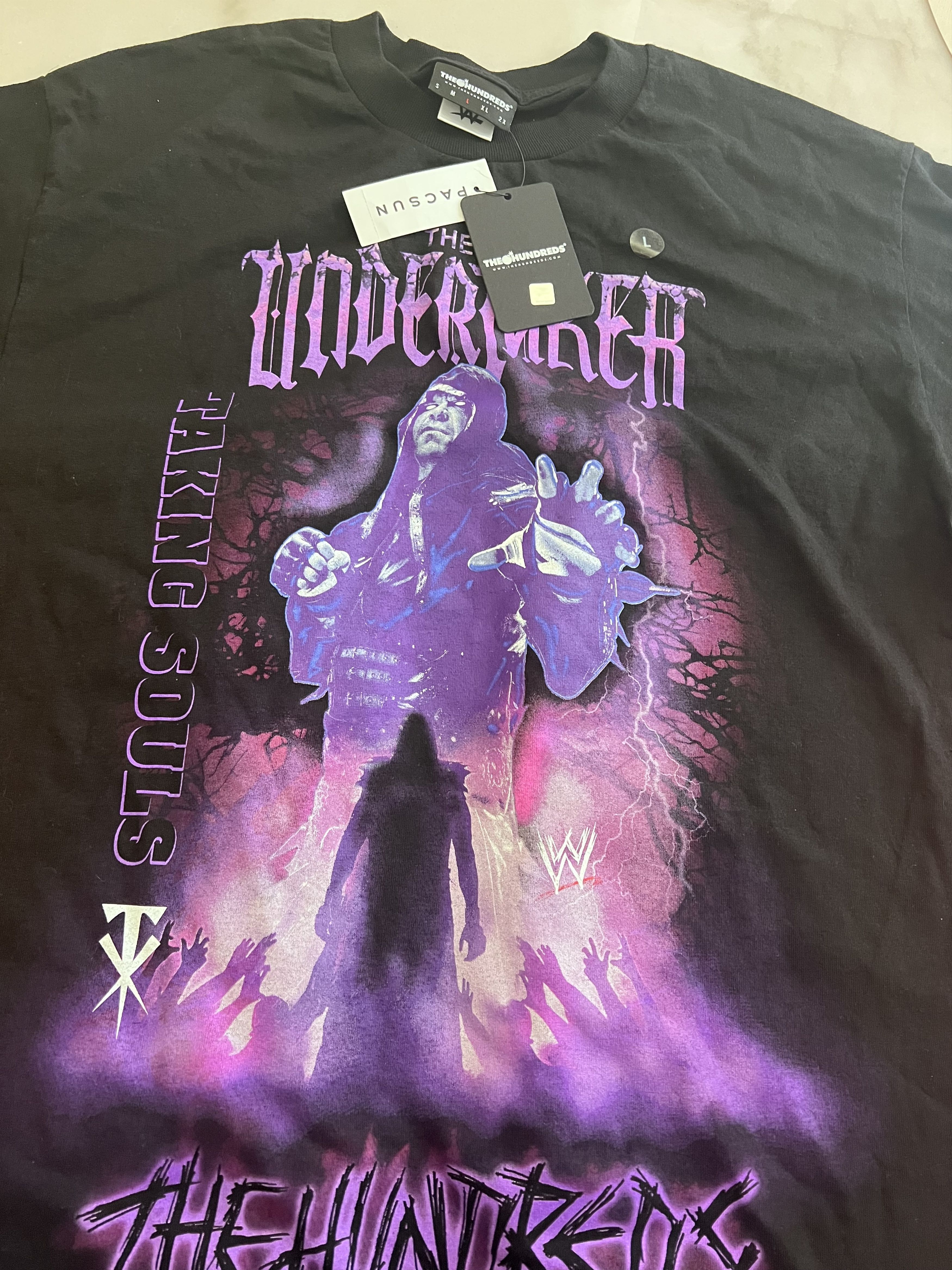 The Hundreds × WWE The Hundreds WWE The Undertaker Long Sleeve Double Sided Size US L / EU 52-54 / 3 - 5 Thumbnail