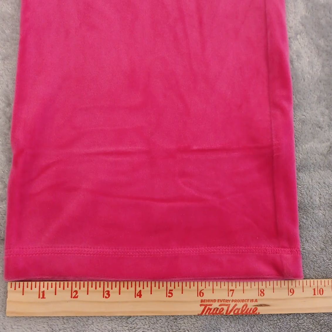 Juicy Couture Juicy Couture Sweatpants Womens Large Pink Velour Pull On Bootcut Rhinestones Pants 30.5in Inseam Size 24" / US 00 / IT 34 - 5 Thumbnail