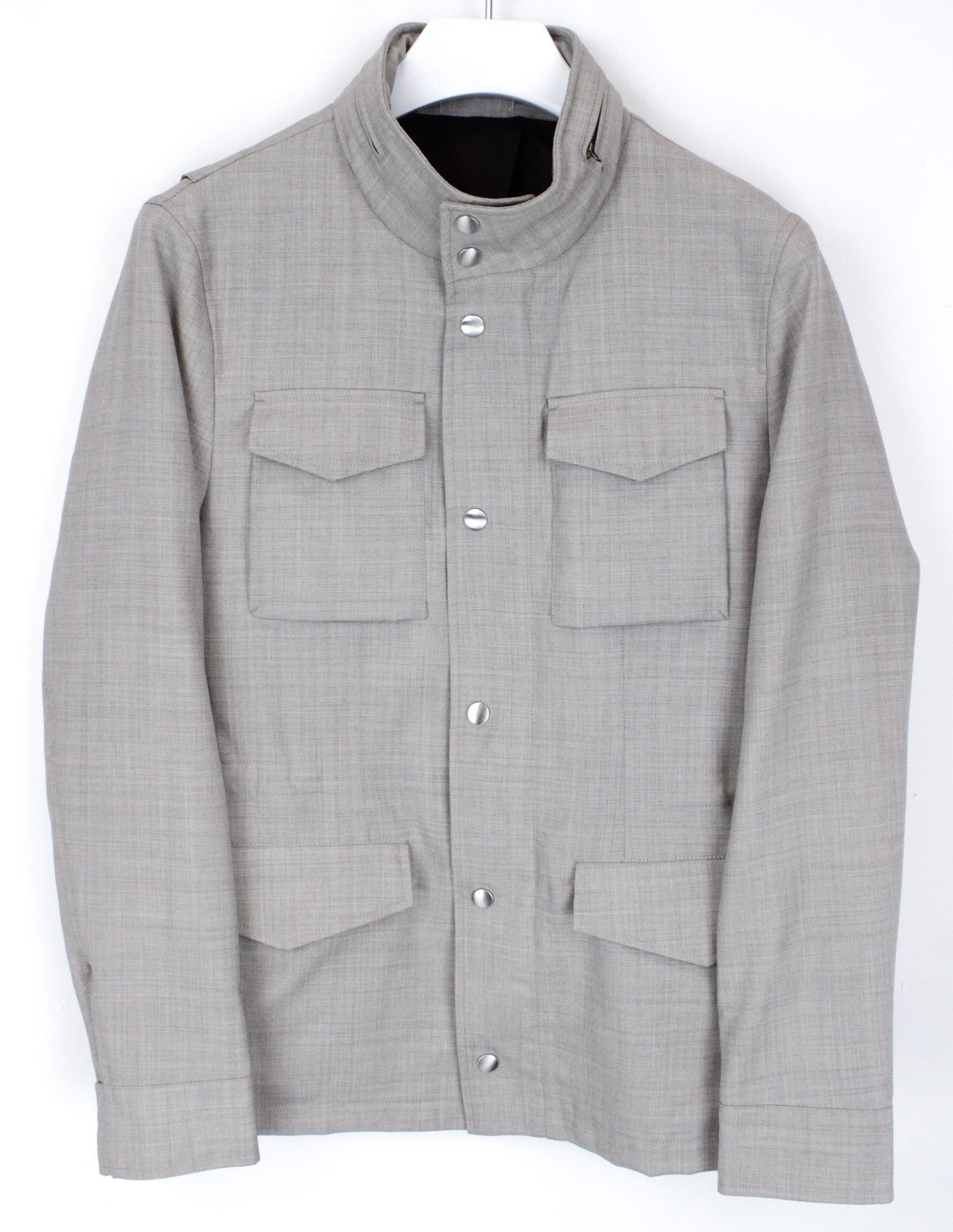 image of Suitsupply Milford Jacket Men's Uk 36 Pure Wool in Brown/Grey (Size Medium)