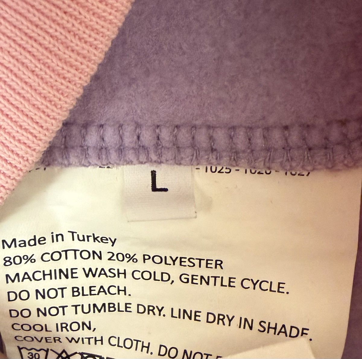 ERL ERL Wave Hoodie Pastel Purple/Pink Size US L / EU 52-54 / 3 - 5 Thumbnail