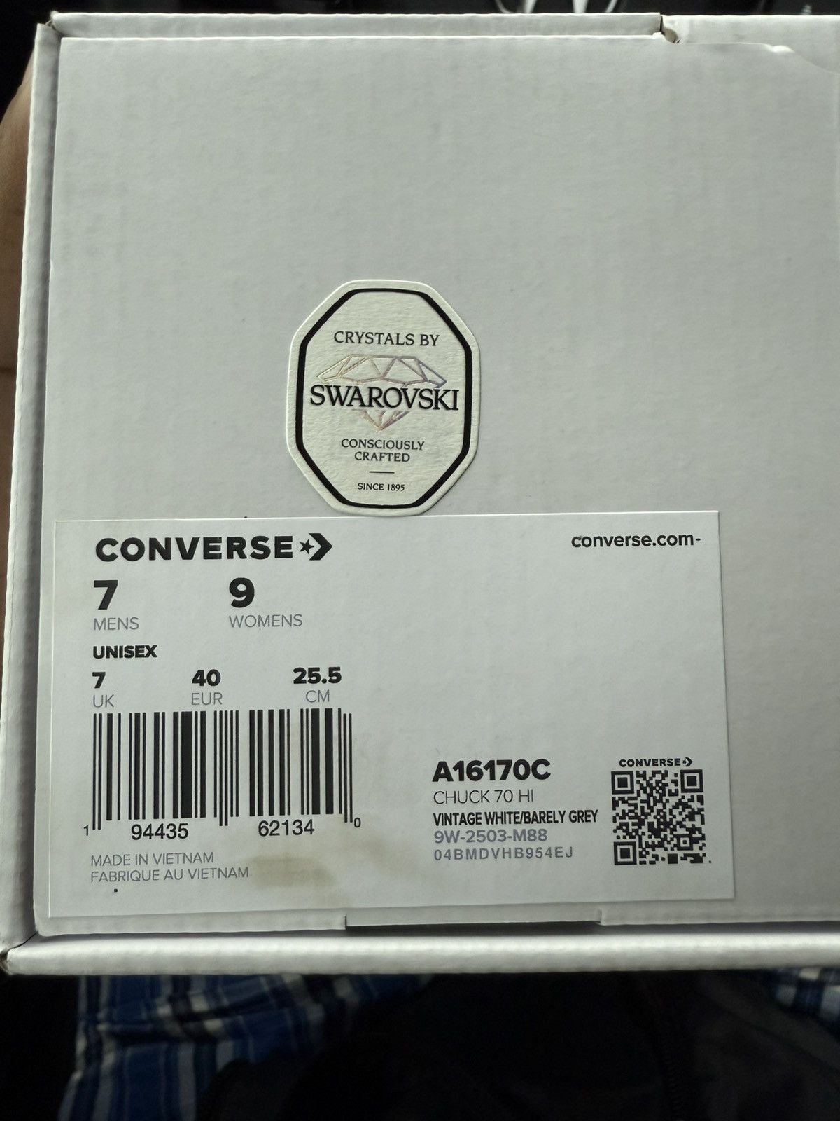Swarovski Chuck 70 with Swarovski® Crystals Size US 7 / EU 40 - 8 Thumbnail