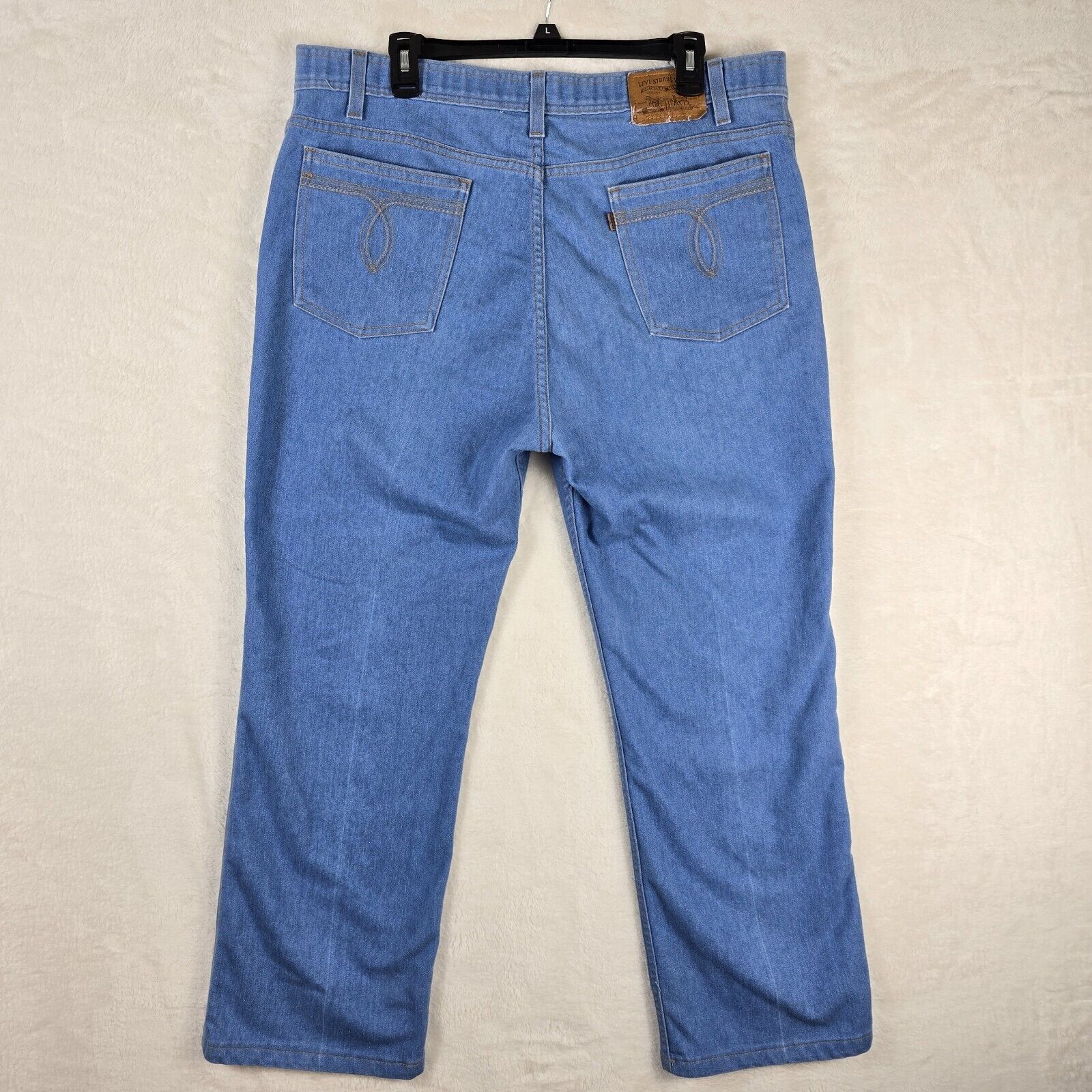 Levi's Vintage Levis Brown Tab Mens Blue Jeans 43415-4514 40x29 Size US 40 / EU 56 - 3 Thumbnail