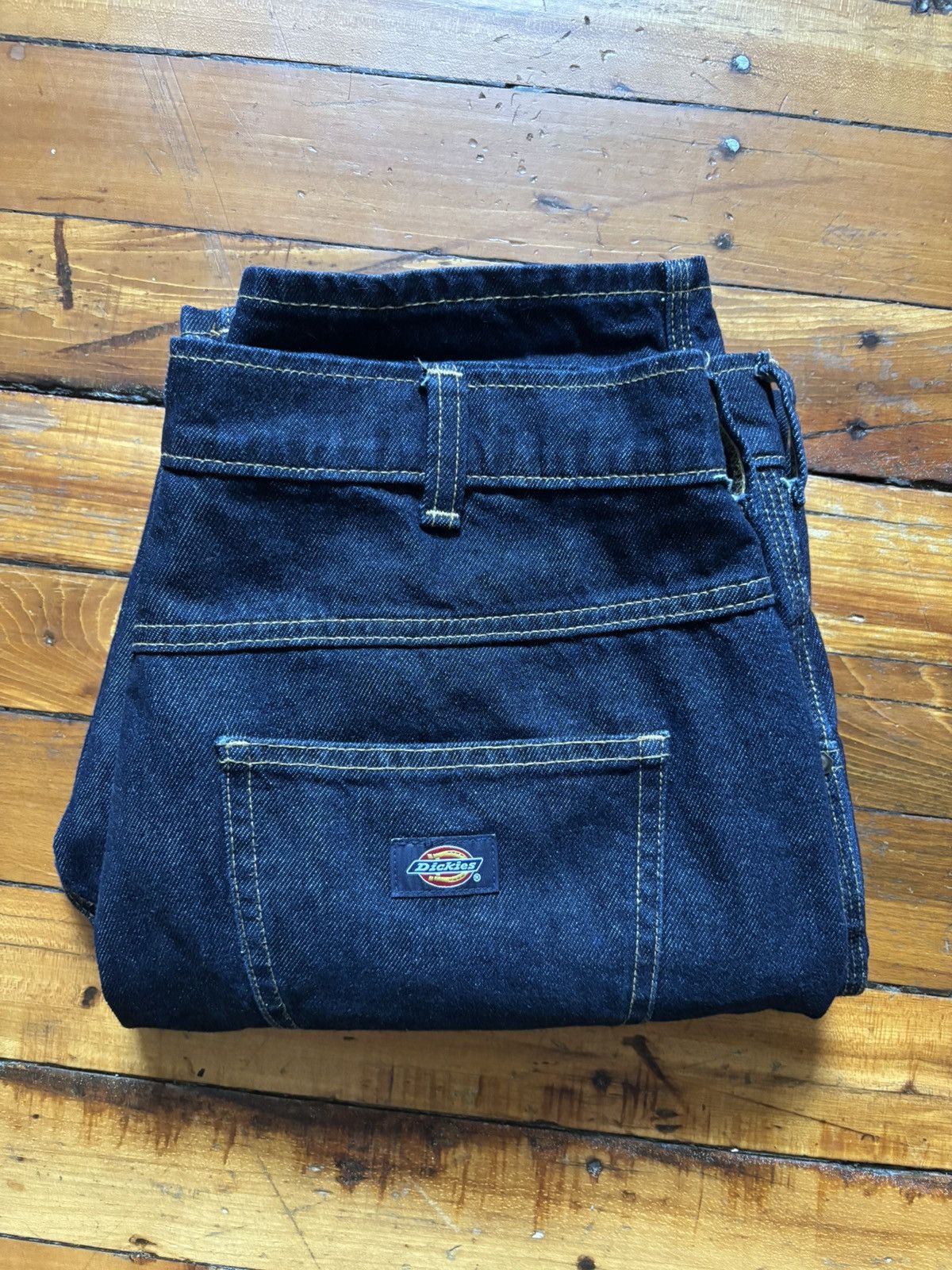Dickies Dickies Houston Denim (Rinsed Indigo Blue) 34x32 Regular Fit Size US 34 / EU 50 - 4 Thumbnail