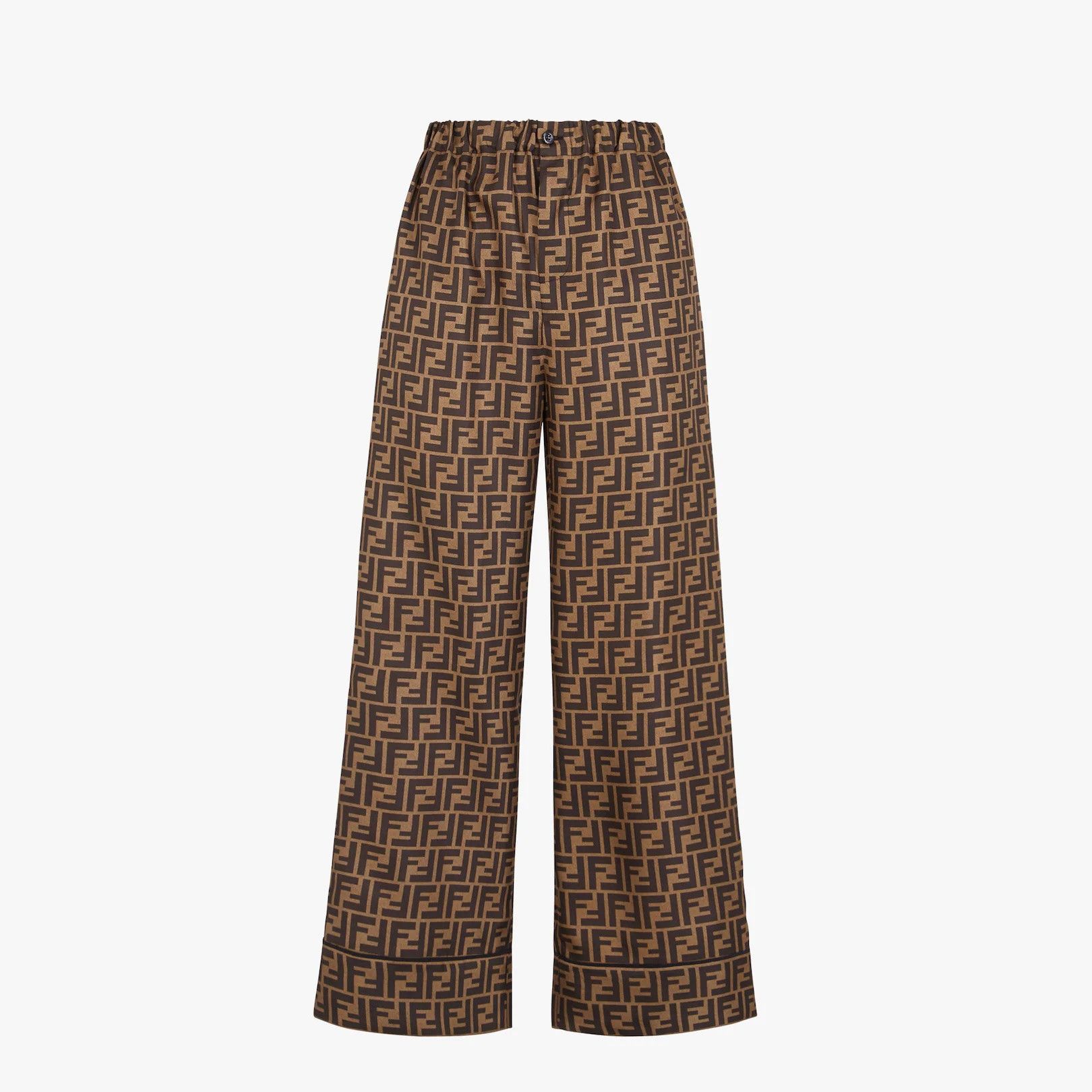 Fendi o1w1db10325 FR5994 Trouser in Brown Size 28" / US 6 / IT 42 - 1 Thumbnail