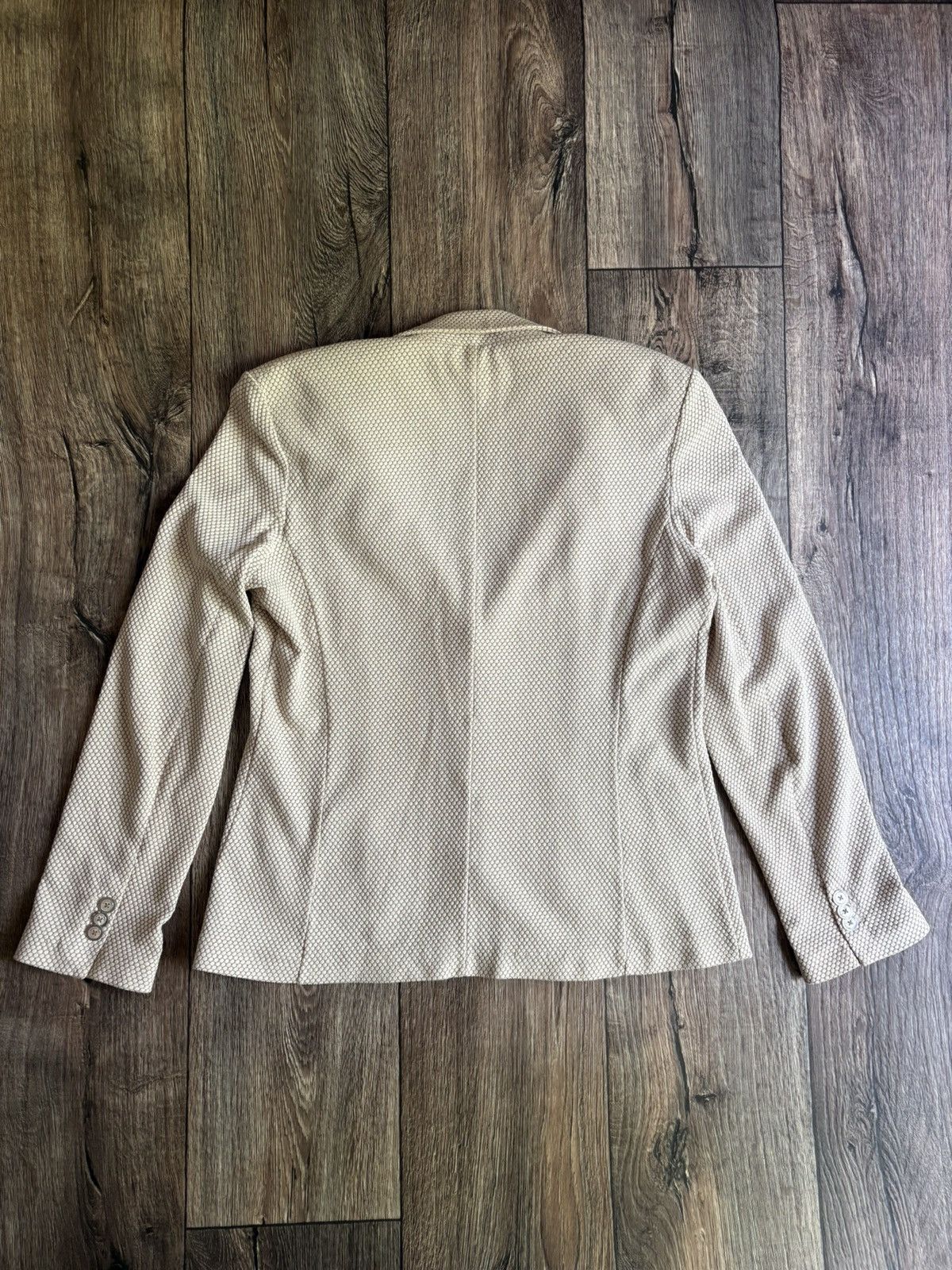 Circolo 1901 × Designer Circolo 1901 Women’s Cotton Blazer Jacket Textured Knit Size XL / US 12-14 / IT 48-50 - 11 Thumbnail