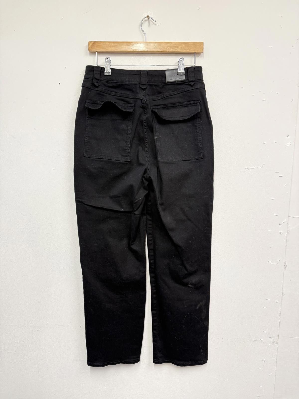 Other Mint Velvet Black Cargo Style Trousers Size 12R Size US 32 / EU 48 - 4 Thumbnail