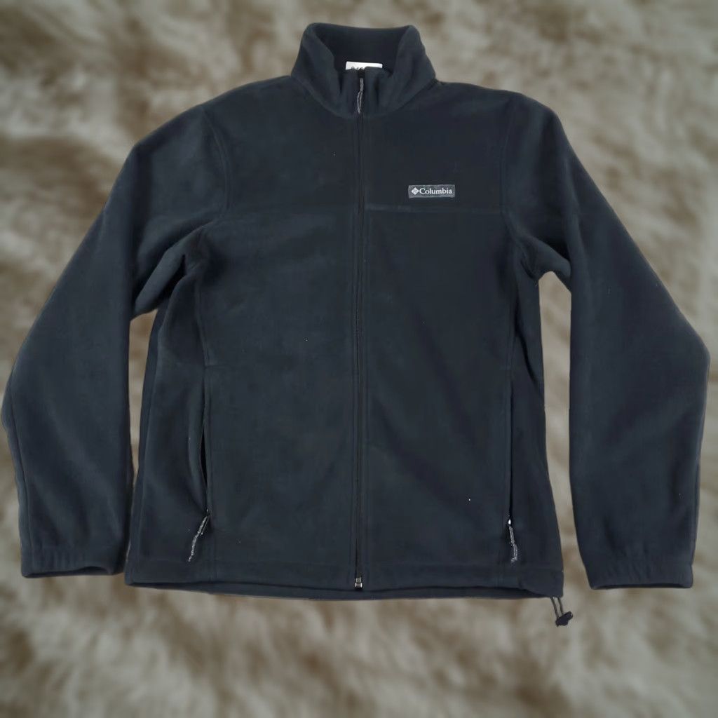 Vintage Columbia Mens Sweater Small Black Fleece Outdoors Full Zip Up Sweatshirt Size US S / EU 44-46 / 1 - 1 Thumbnail
