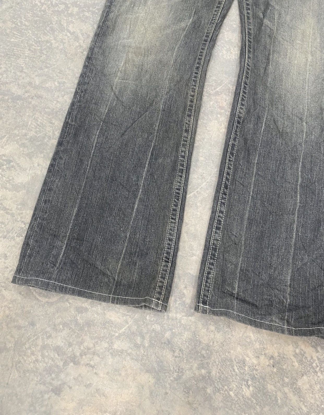 Hysteric Glamour Flareee☠️ Vintage Uniqlo Bootcut Jeans 80s 90s Punk Size US 34 / EU 50 - 3 Thumbnail