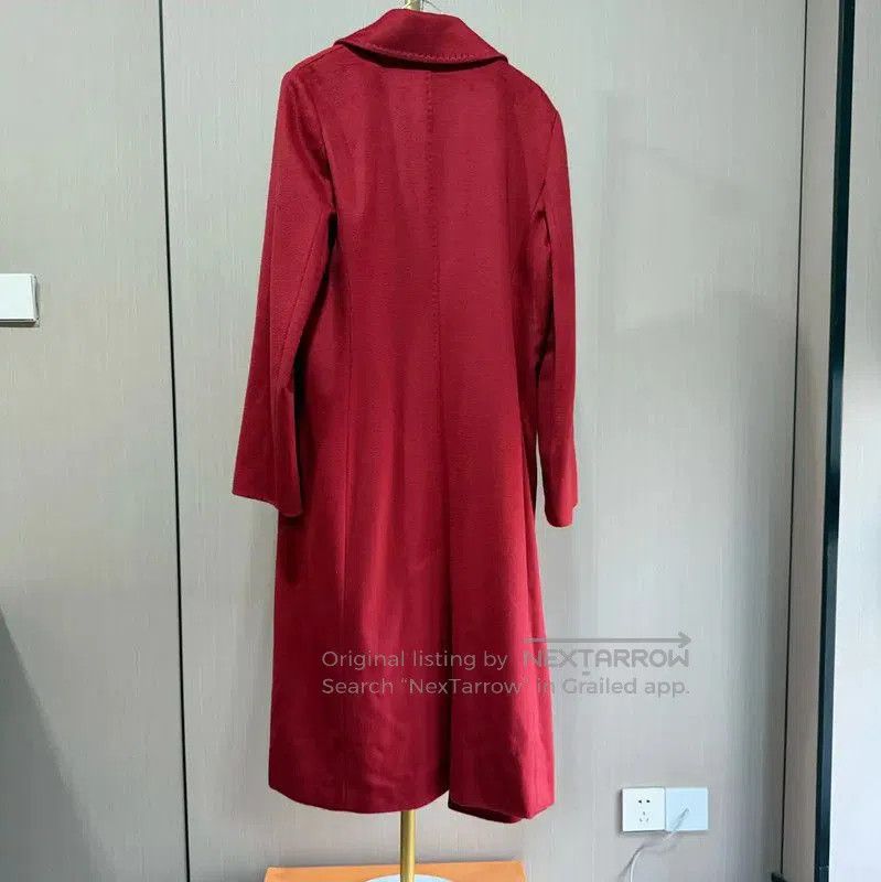 Max Mara MaxMara Red Wool Coat for Women . Size M / US 6-8 / IT 42-44 - 2 Thumbnail
