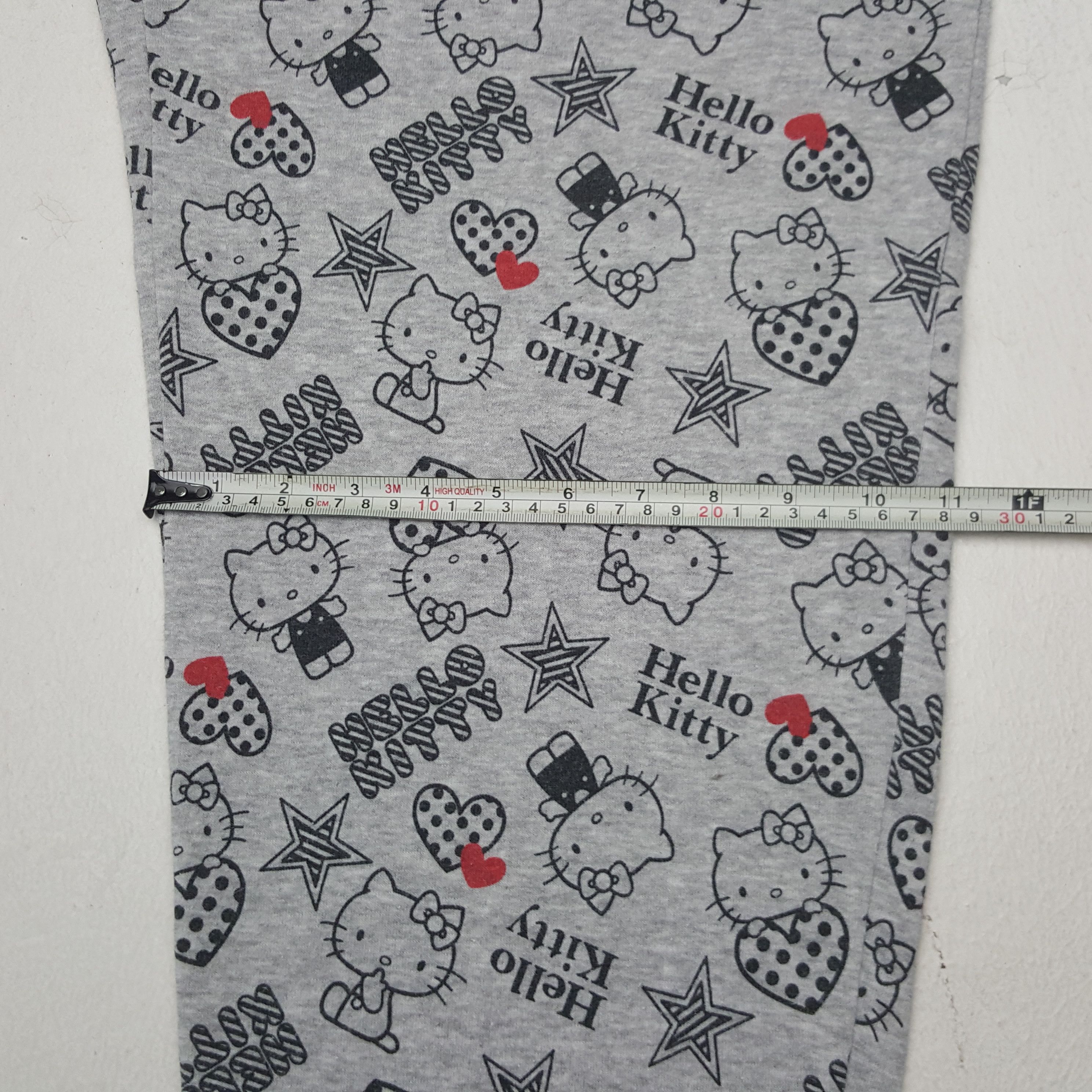 Cartoon Network × Japanese Brand × Vintage Vintage Hello Kitty Full Printed Cartoon Jogging Pants Size US 30 / EU 46 - 10 Thumbnail