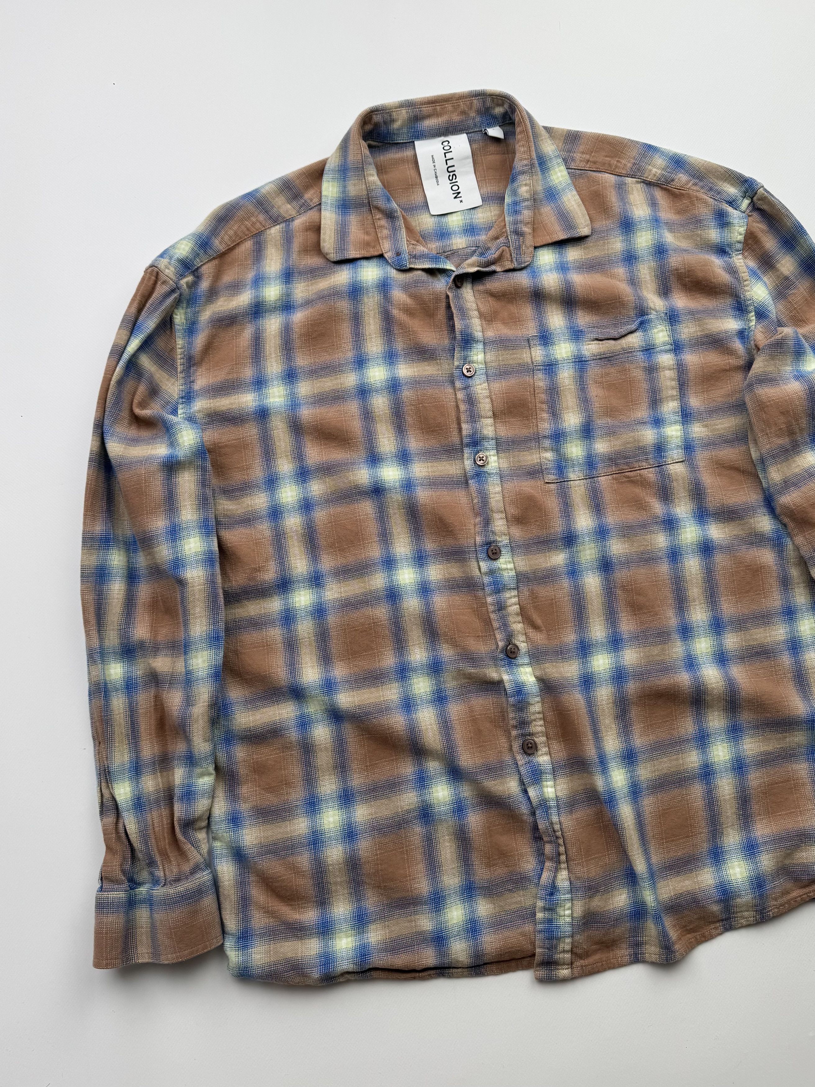 Flannel Collusion Flannel Shirt B276(V467)E2 Size US L / EU 52-54 / 3 - 2 Thumbnail