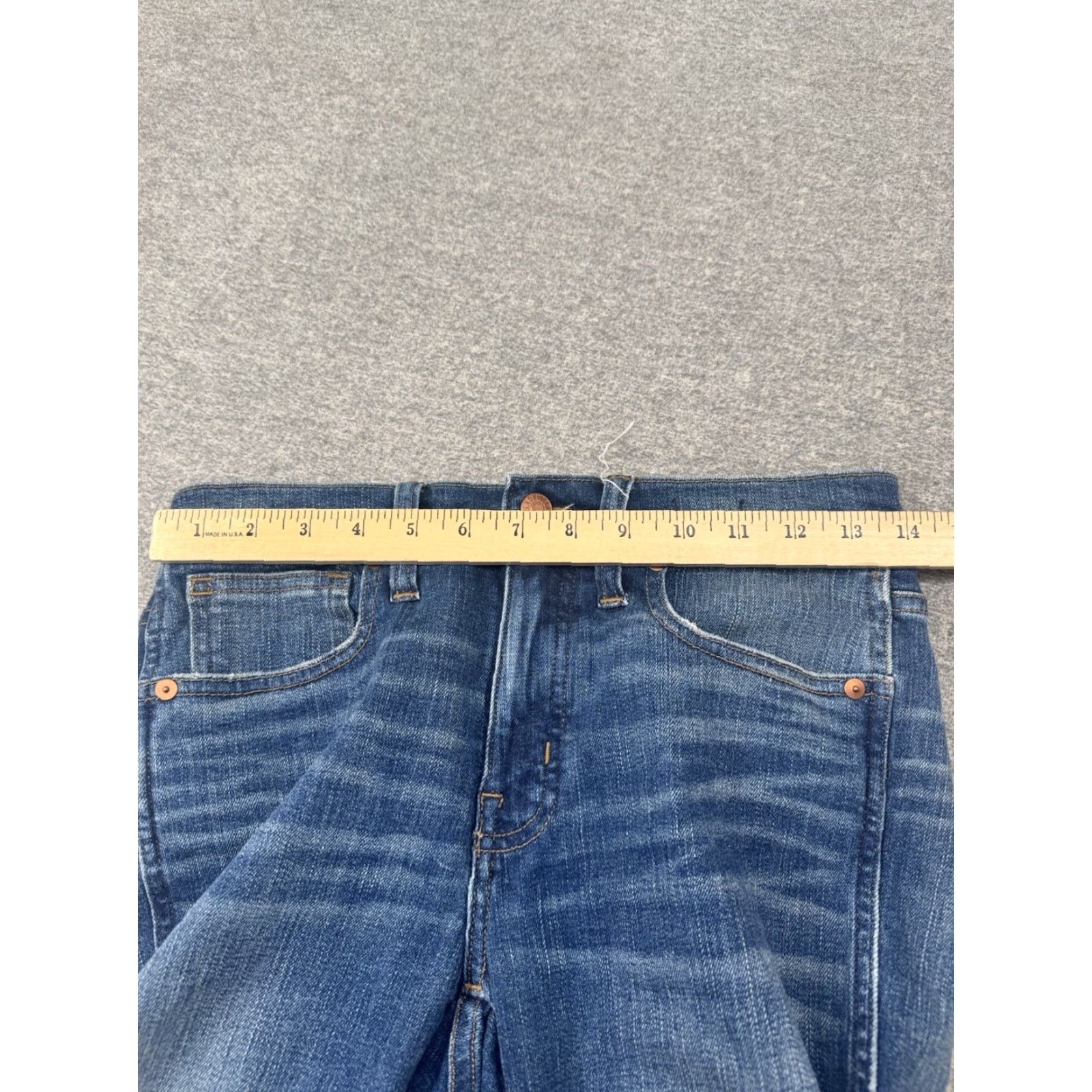Madewell Madewell Jeans Women’s 27 Skinny 9” High Rise Blue Crop 28x24 Cropped Regular Inseam 24 Women’s Size 28 Black 28x25 Vintage Perfect Pre-owned Size 27" / US 4 / IT 40 - 4 Thumbnail