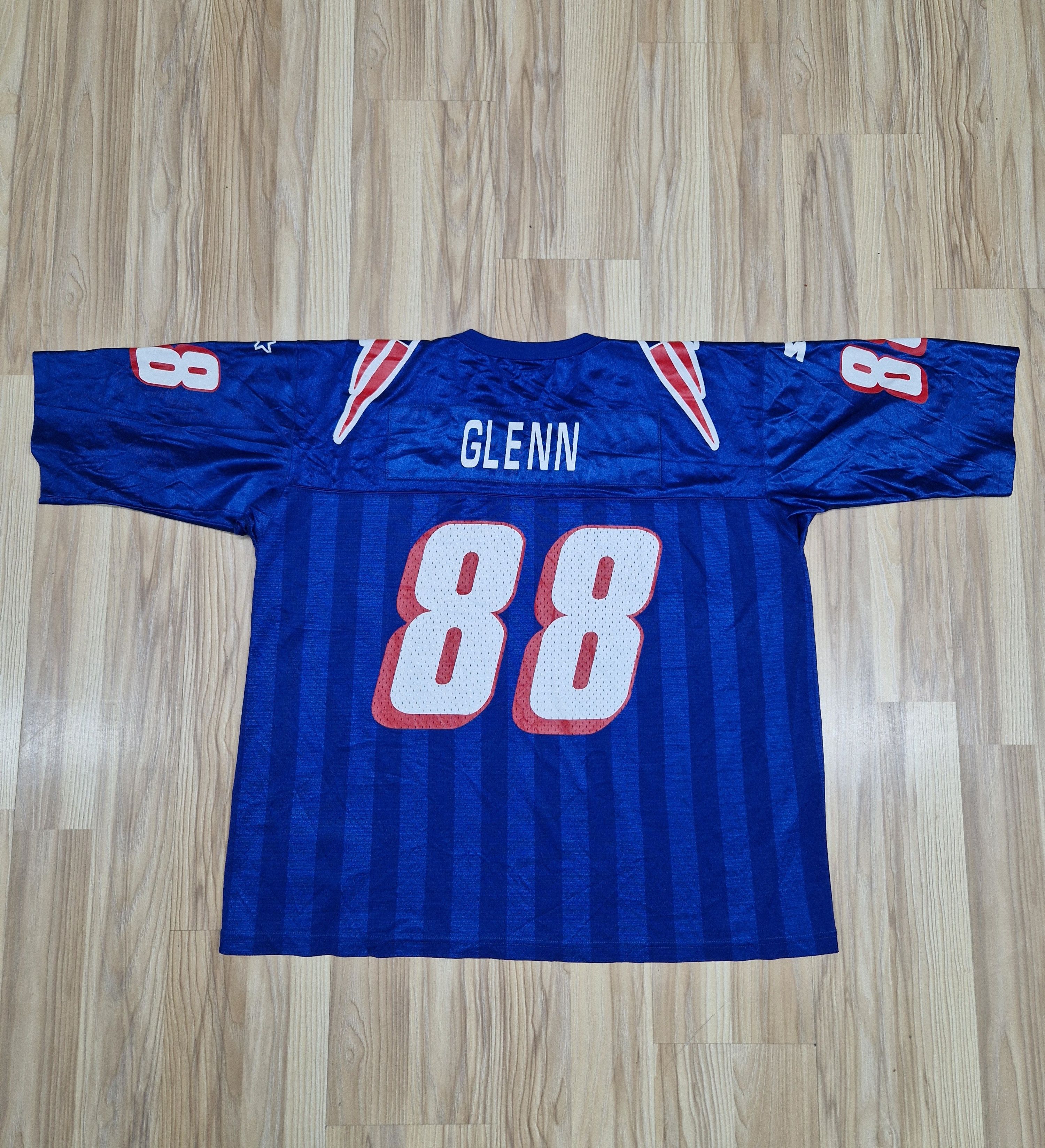 image of Nfl x Starter Vintage New England Patriots Terry Glenn Jersey XL in Navy Blue, Men's