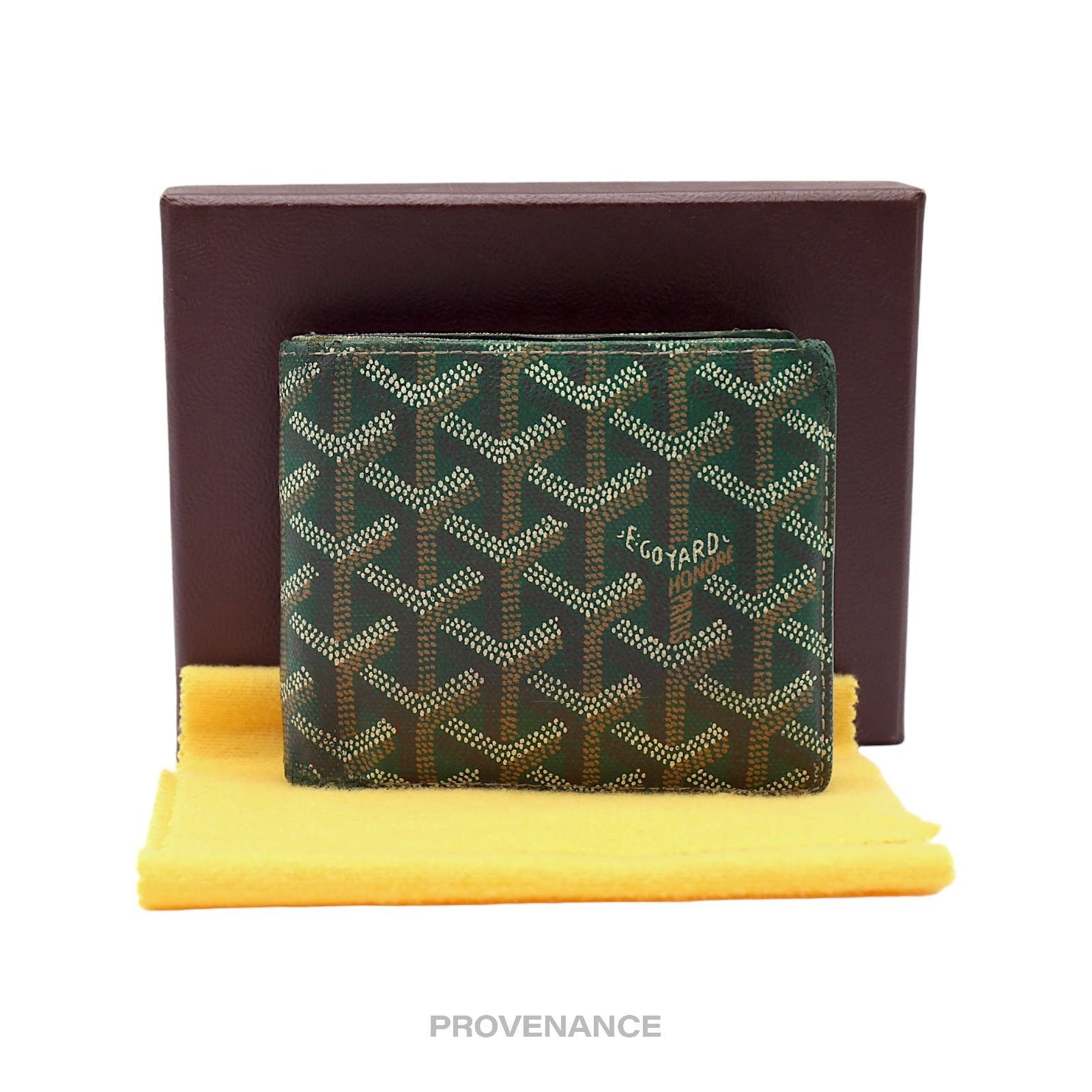 image of Goyard St. Florentin Wallet - Green Goyardine, Men's