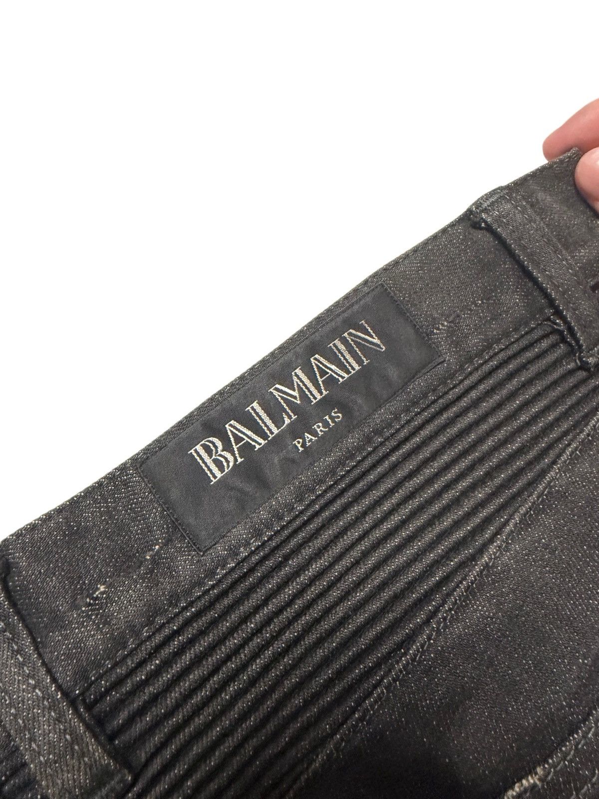 Balmain 2011 Balmain Biker Denim Size US 31 - 6 Thumbnail