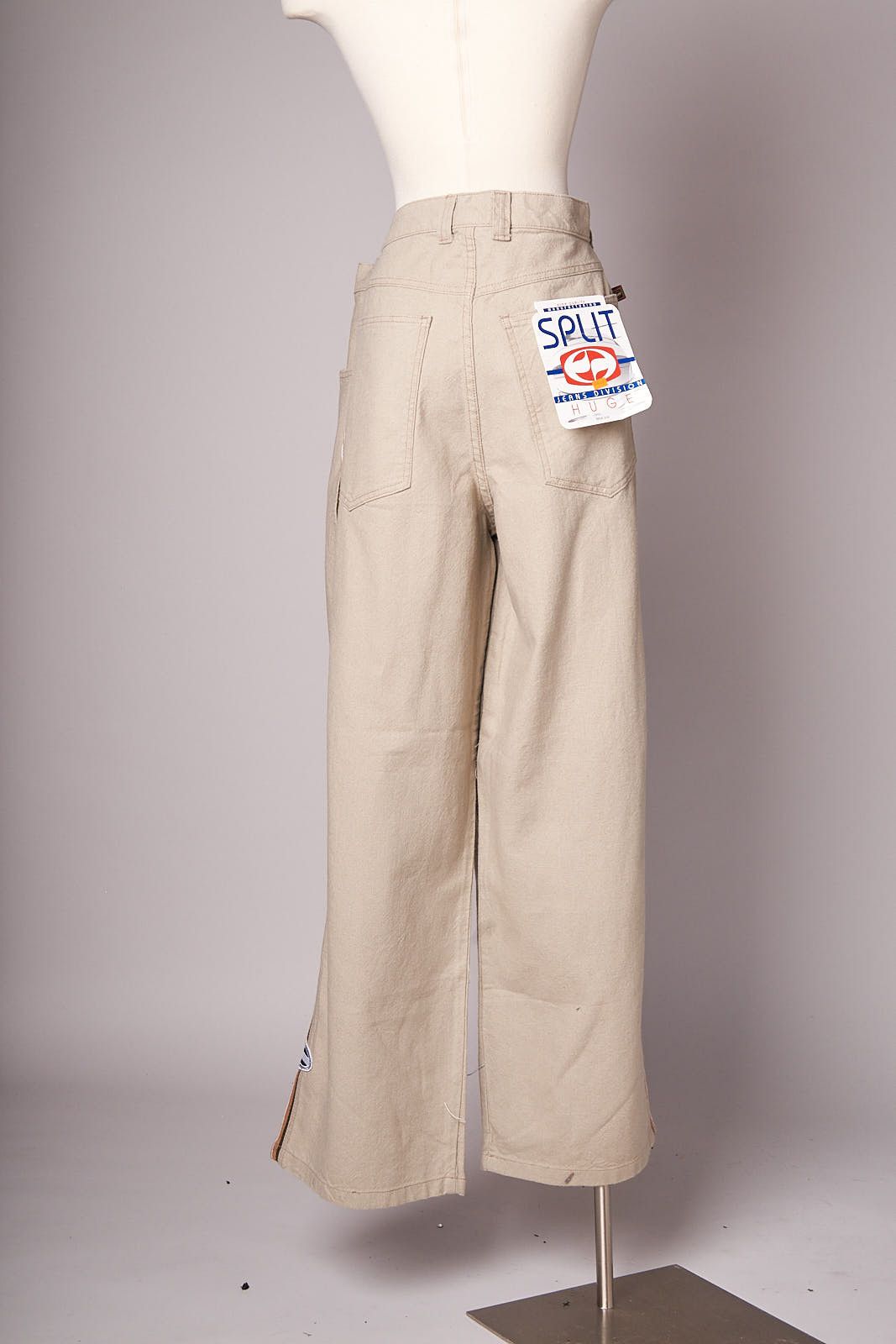Split 1990s Deadstock Split Skateboarding Tan Baggy Pants Size US 36 / EU 52 - 3 Thumbnail