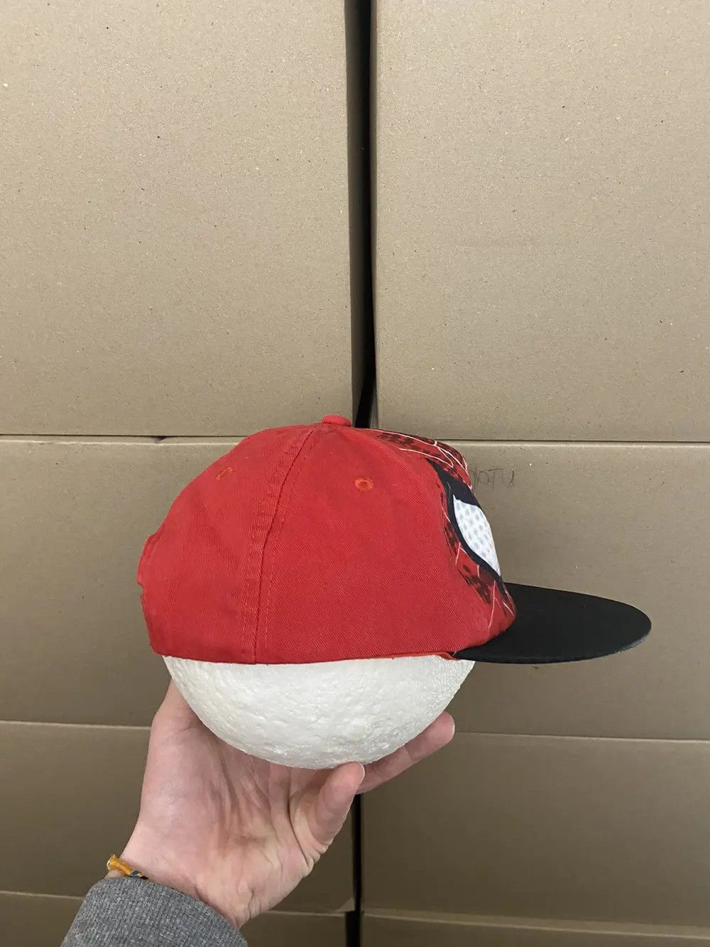 Marvel Comics CRAZY Y2K SPIDERMAN MARVEL CAP HAT COMICS SKATE USA JAPANESE Size ONE SIZE - 4 Thumbnail