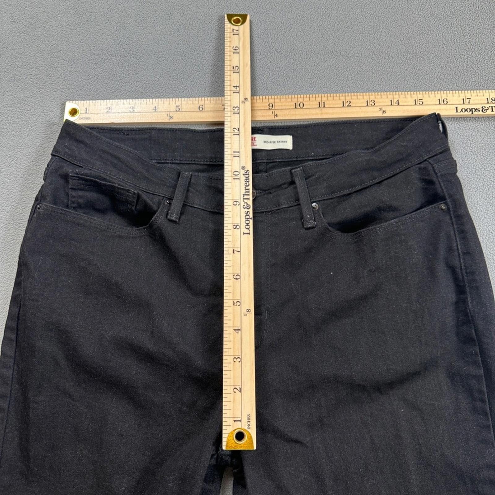 Other Levi Strauss Signature Jeans Women's 10S 30x28 Mid Rise Size 32" / US 10 / IT 46 - 3 Thumbnail