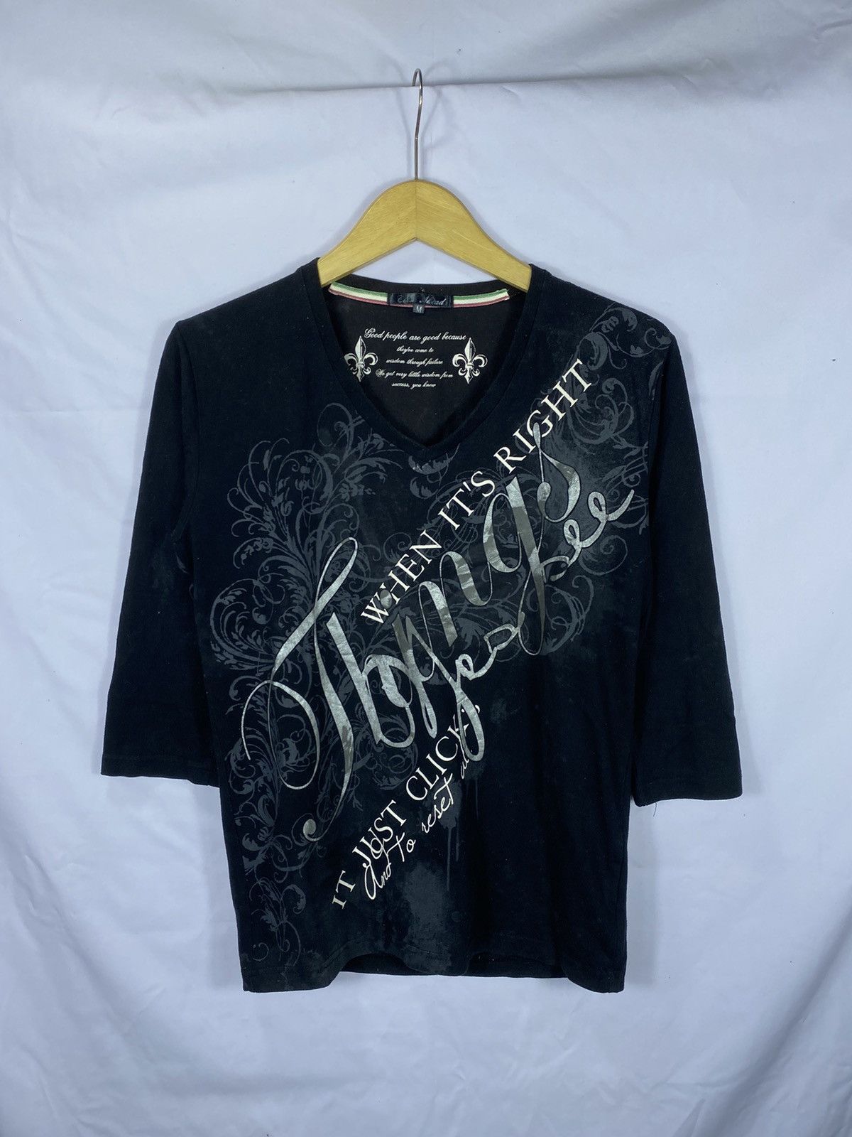 Japanese Brand Clash Ahead Japanese ghotic punk style long slevee Size US M / EU 48-50 / 2 - 1 Thumbnail