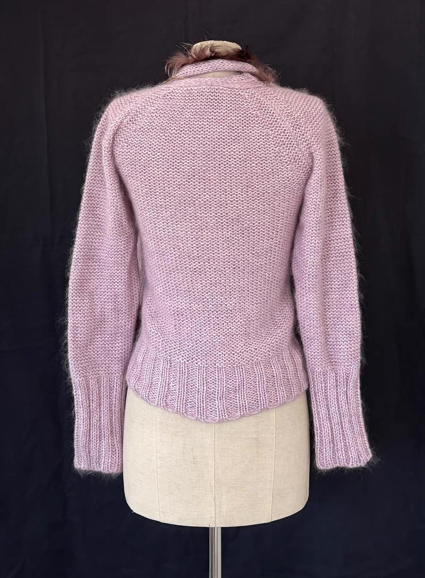 Roberto Cavalli Roberto Cavalli Women's Taro Purple Sweater Ｑ21 Size M / US 6-8 / IT 42-44 - 8 Thumbnail