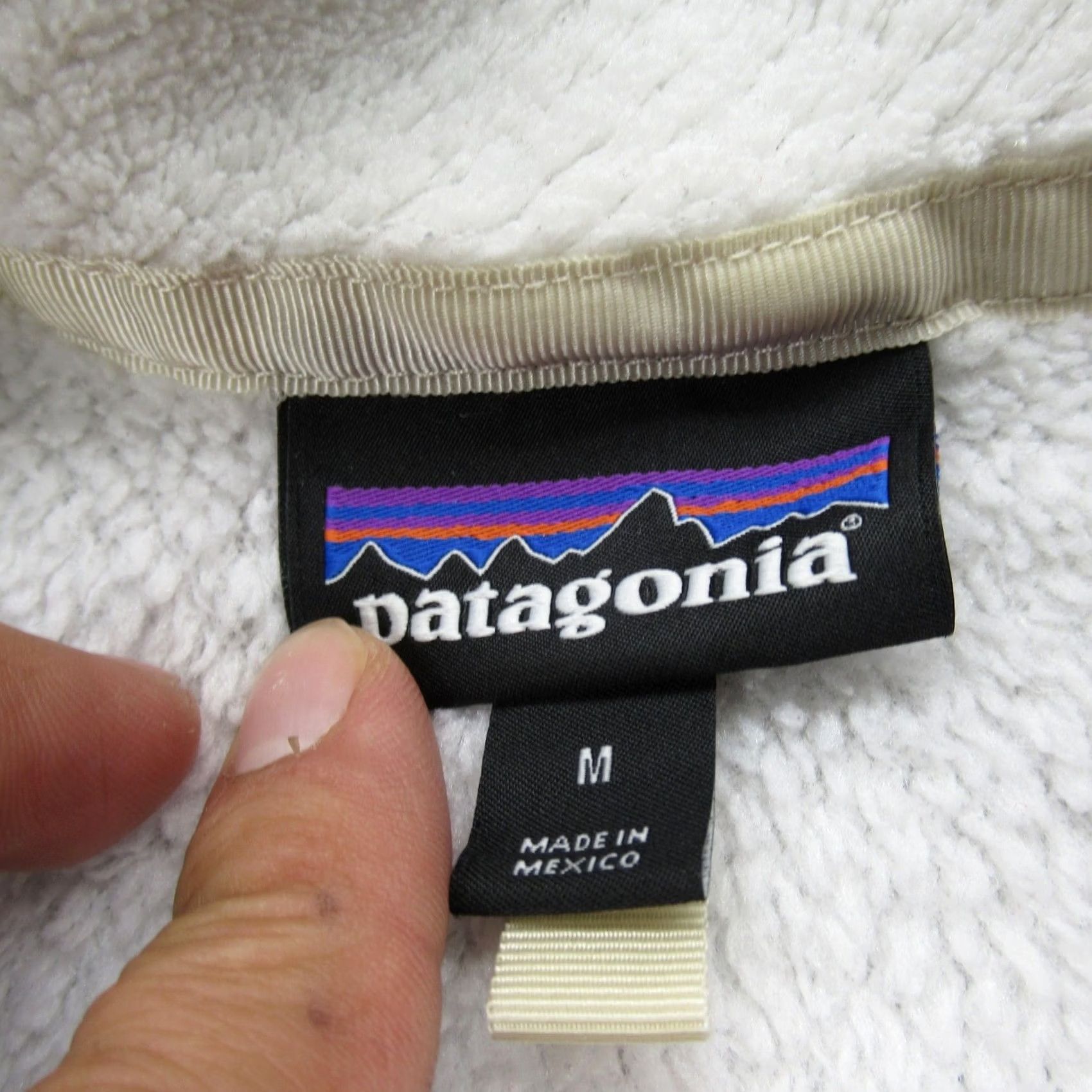 Patagonia Patagonia Pullover Womens M White Snap Fleece Women Tool Super Soft Waffle READ Size M / US 6-8 / IT 42-44 - 6 Thumbnail
