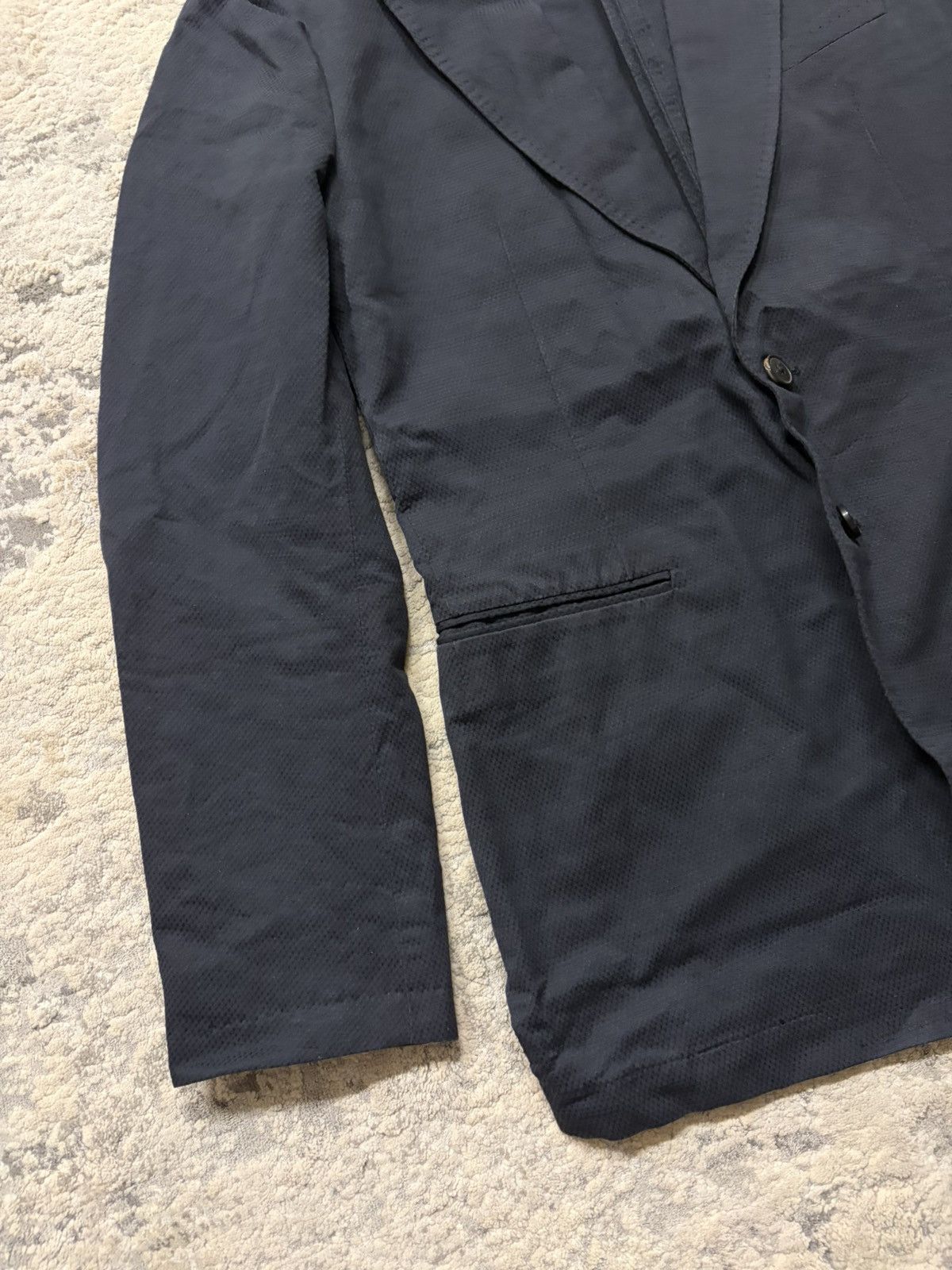Dries Van Noten Dries Van Noten Cotton Linen Perforated Jacket Size US M / EU 48-50 / 2 - 4 Thumbnail