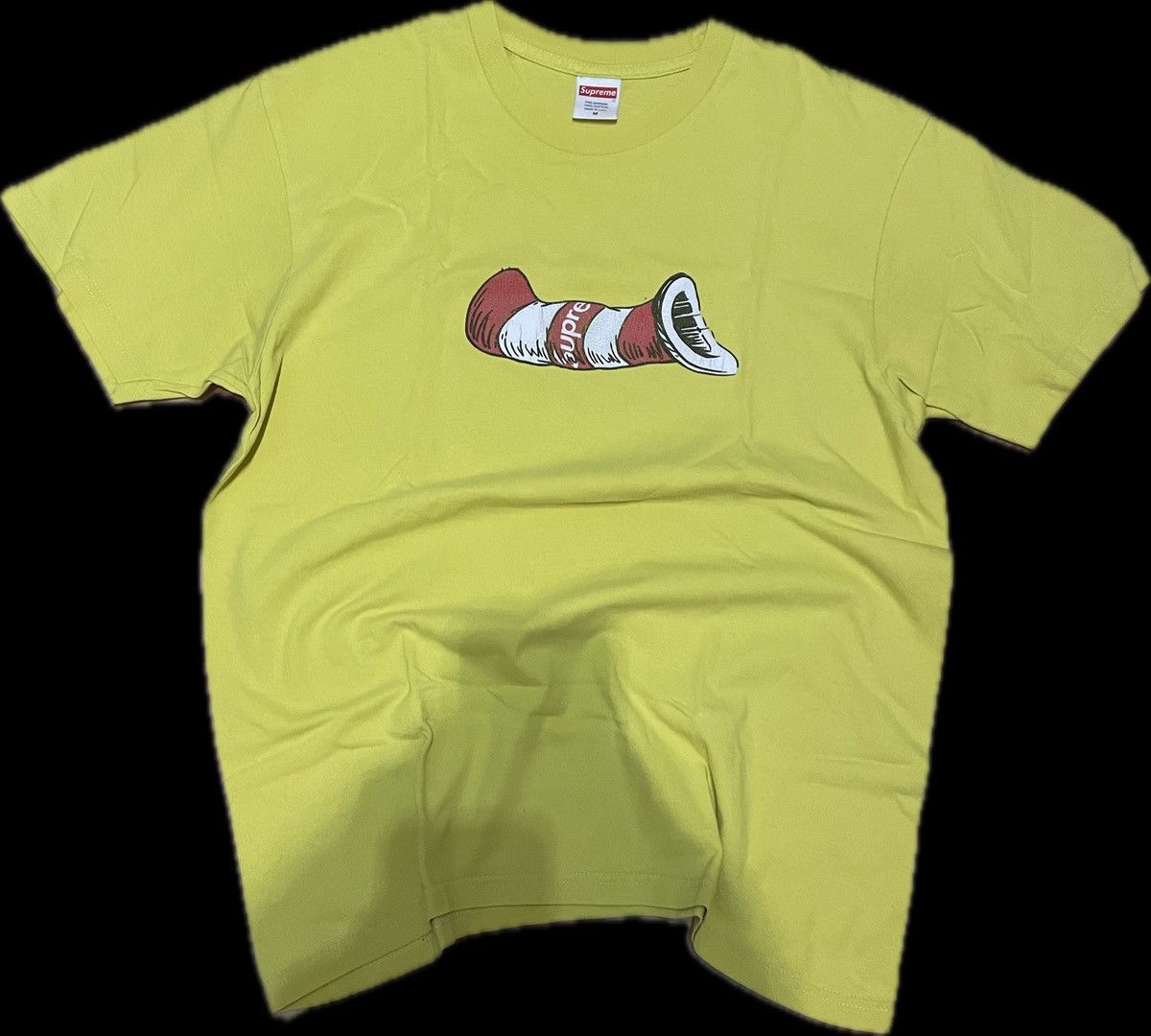 Supreme Supreme T-Shirt M Yellow Cat in the Hat Size US M / EU 48-50 / 2 - 2 Thumbnail