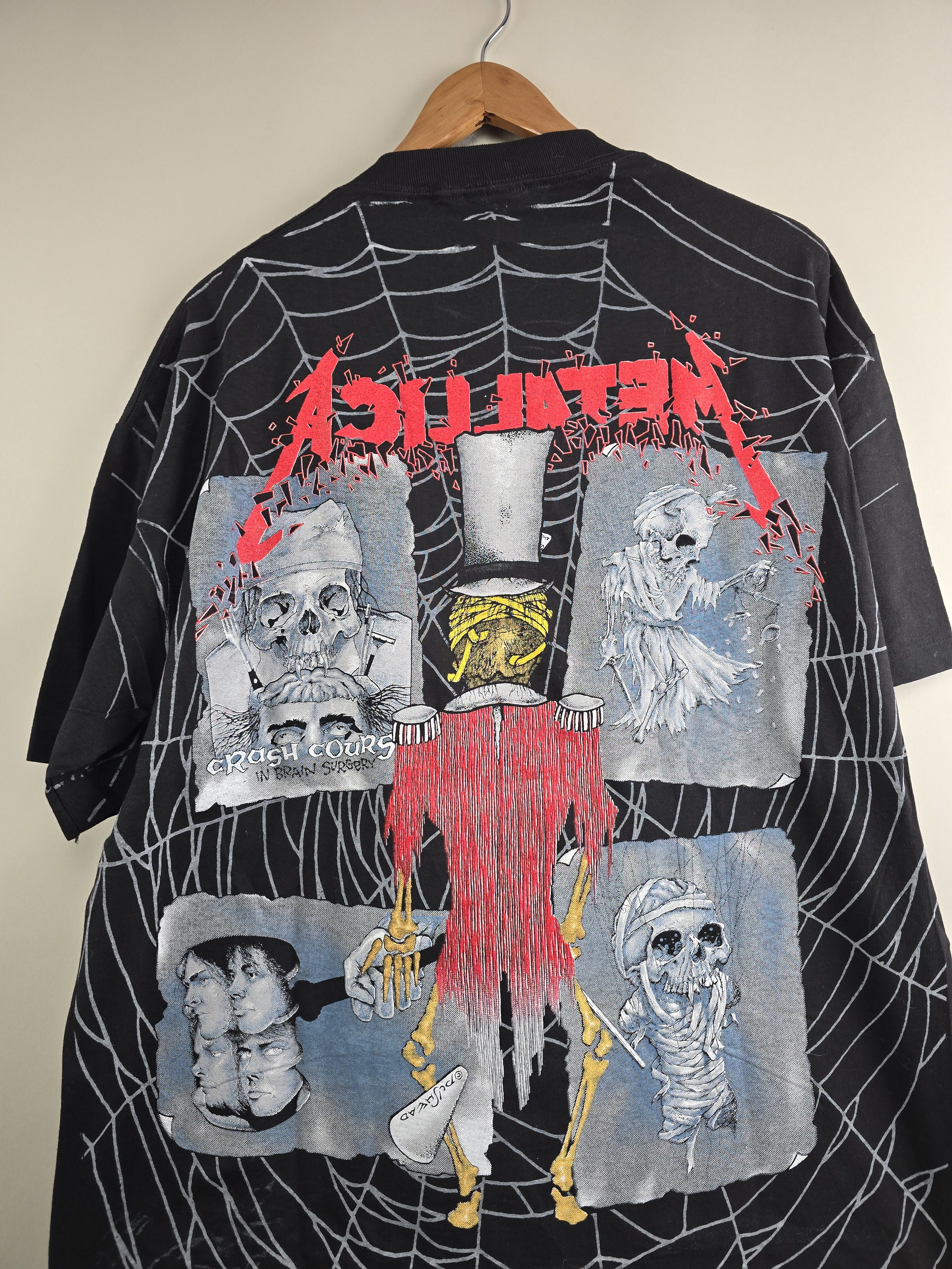 Band Tees × Metallica × Vintage 1992 Metallica Ringmaster All over print XL 24" 30" Size US XL / EU 56 / 4 - 7 Thumbnail