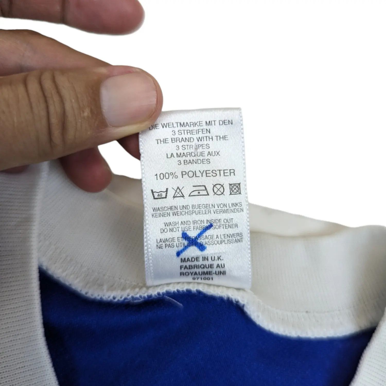 Adidas Vintage 90's ADIDAS Mondial Minimes Montaigu Football Jersey Size US M / EU 48-50 / 2 - 9 Thumbnail