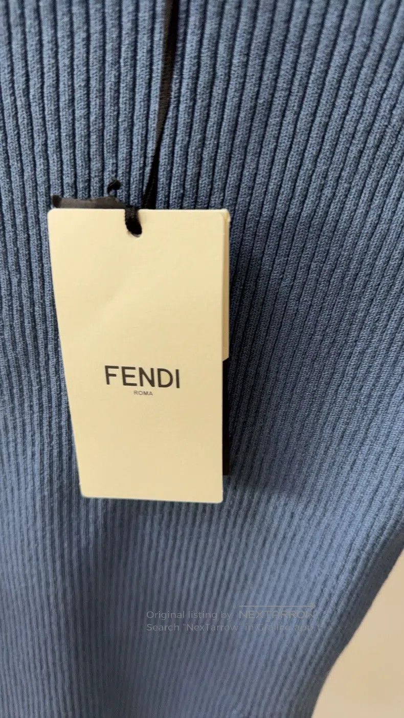 Fendi Fendi Square Neck Slim Knit Top Size XS / US 0-2 / IT 36-38 - 5 Thumbnail