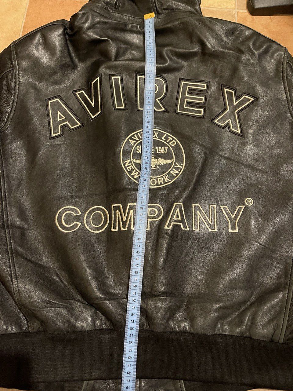 Avirex AVIREX leather jacket, vintage, 90s hip hop 1990s varsity M Size US M / EU 48-50 / 2 - 11 Thumbnail