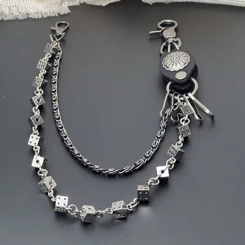 Jewelry Dice and Tribe Jean Motor Rock Wallet Chain Size ONE SIZE - 1 Thumbnail