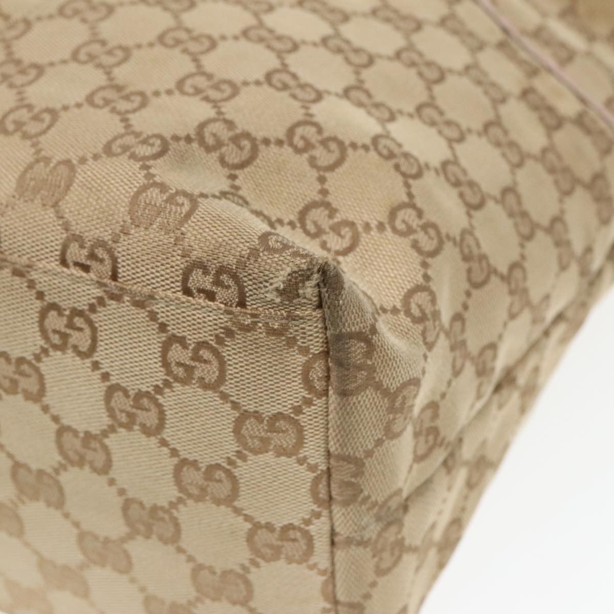 Gucci GUCCI GG Canvas Tote Bag Beige Size ONE SIZE - 10 Thumbnail