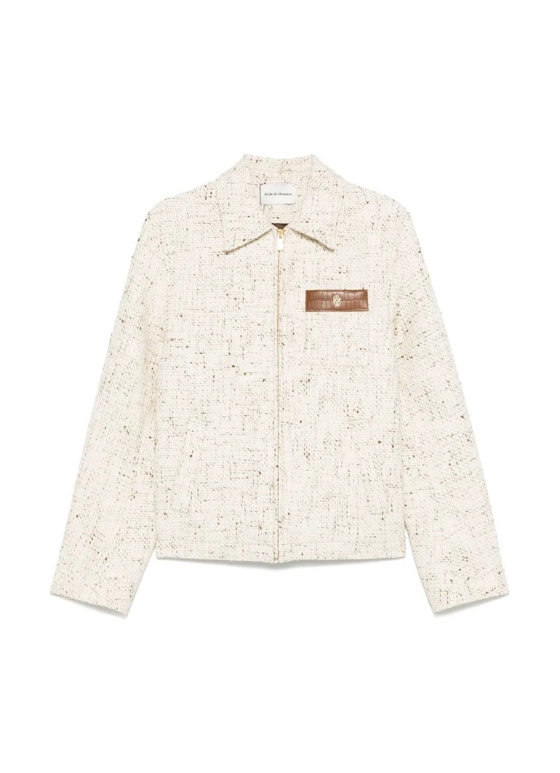 Drole De Monsieur The Le Blouson Droit Tweed jacket by Drôle de Monsieur Size US S / EU 44-46 / 1 - 2 Thumbnail