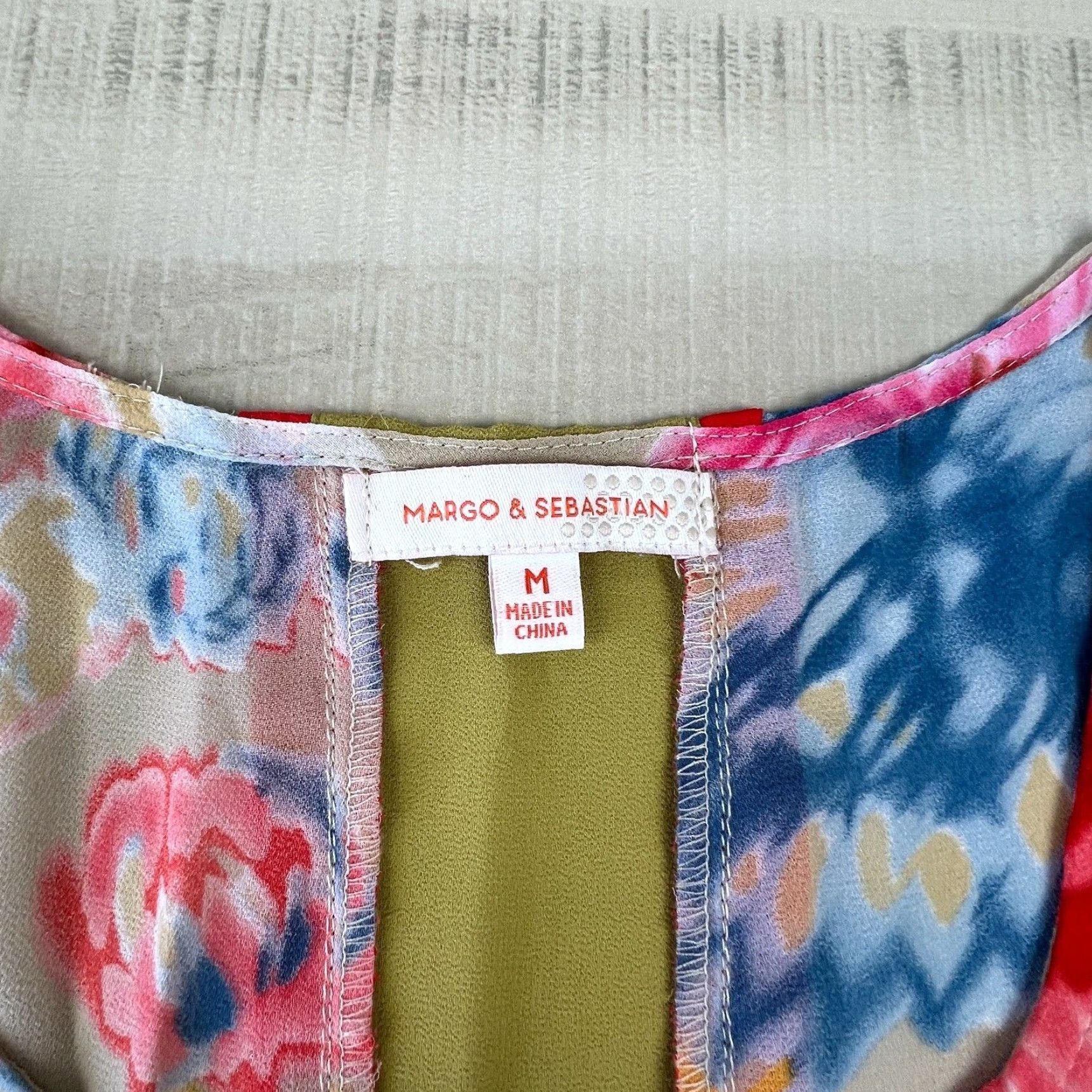 Vintage Womens Margo Sebastian Floral Tank Top Medium Semi Sheer Size M / US 6-8 / IT 42-44 - 3 Thumbnail