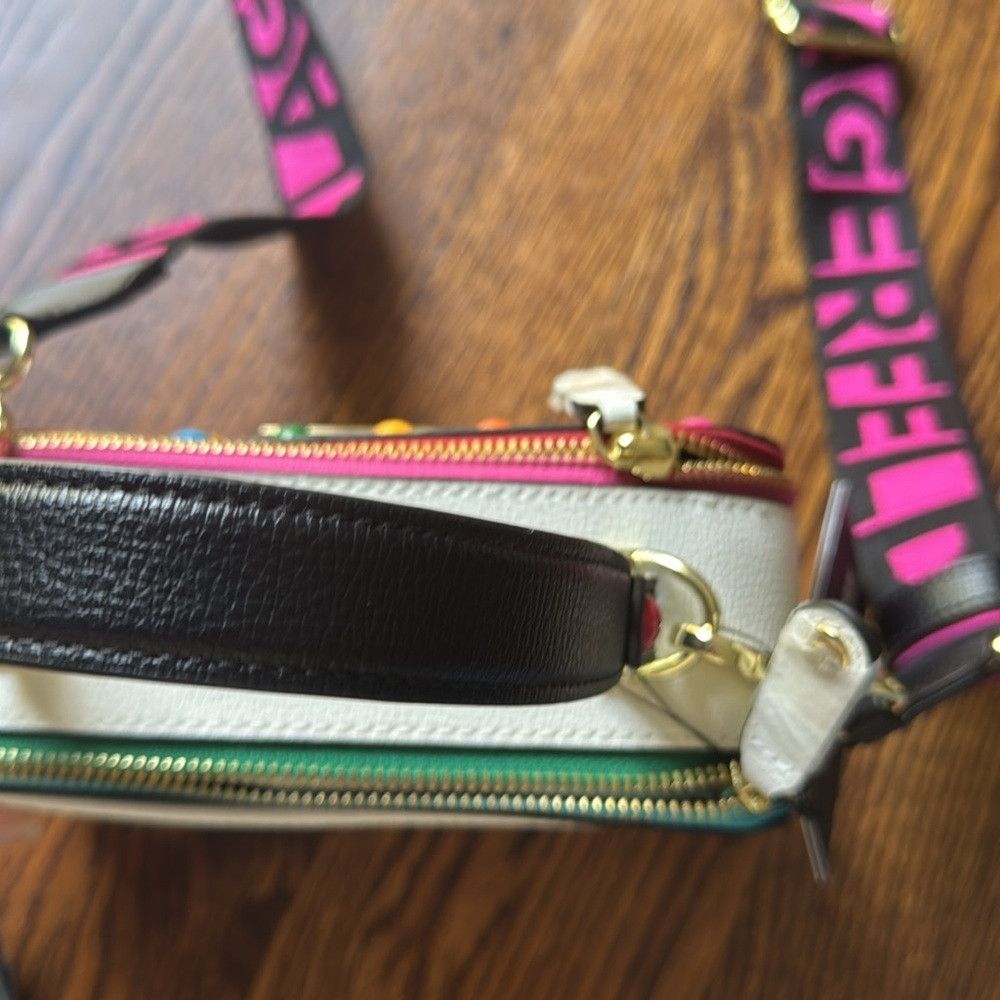Karl Lagerfeld KARL LAGERFELD PARIS, White Simone Crossbody Bag. Multicolo Size ONE SIZE - 7 Thumbnail