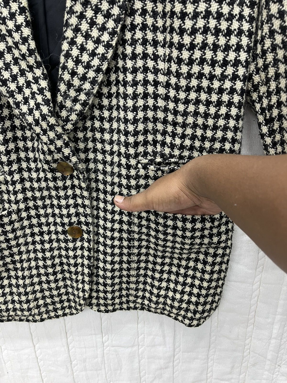 Jean Paul Gaultier ARCHIVE🔥VTG JEAN PAUL GAULTIER WOOL HERRINGBONE JACKET Size US L / EU 52-54 / 3 - 10 Thumbnail