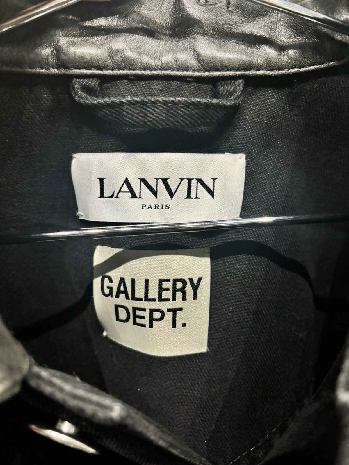 Gallery Dept. × Lanvin LANVIN x GALLERY DEPT. DENIM JACKET Size US L / EU 52-54 / 3 - 2 Thumbnail